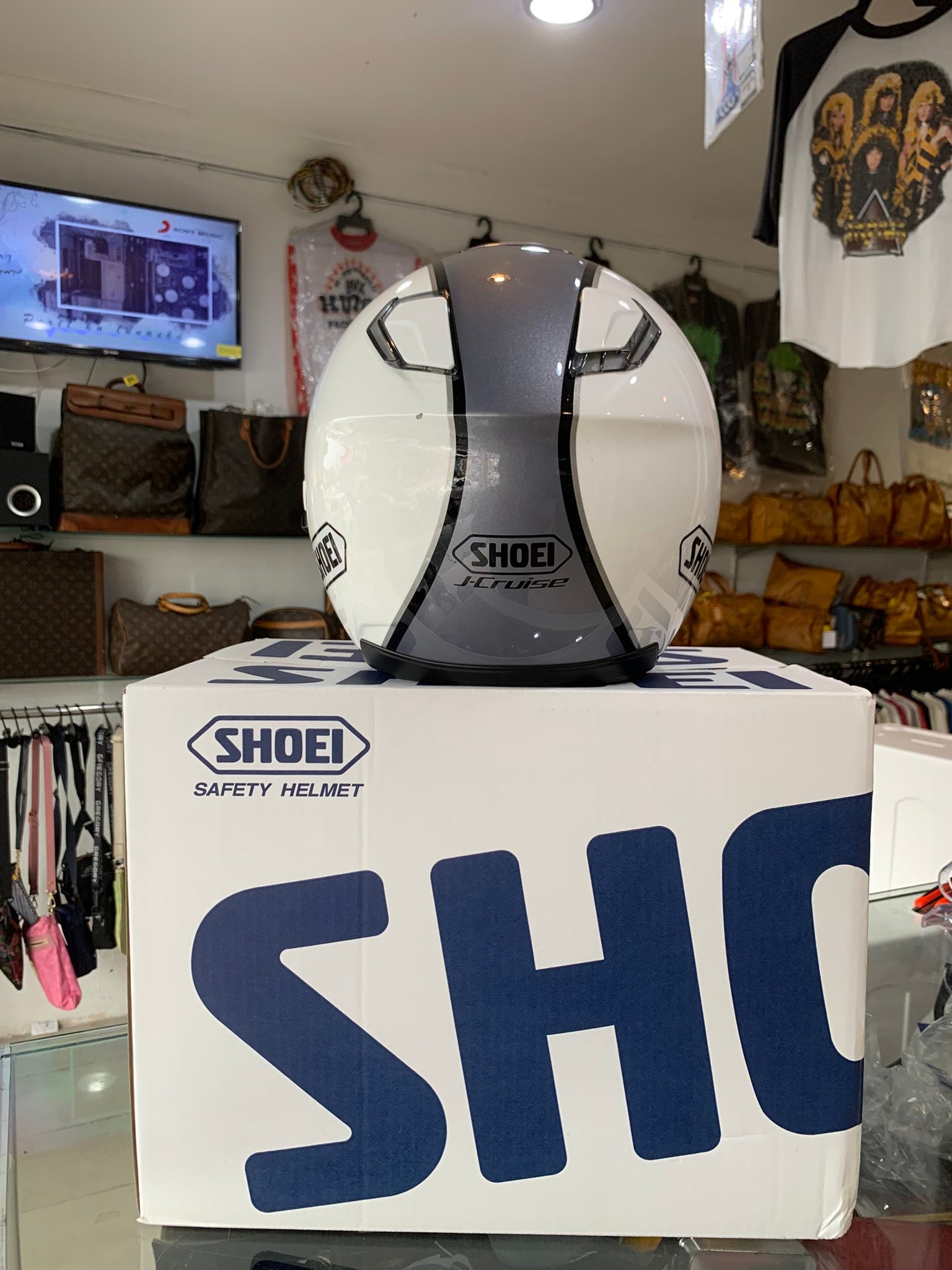Shoei J Cruise Corso Made In Japan Size S 55/56 Rm1550 Free Pos