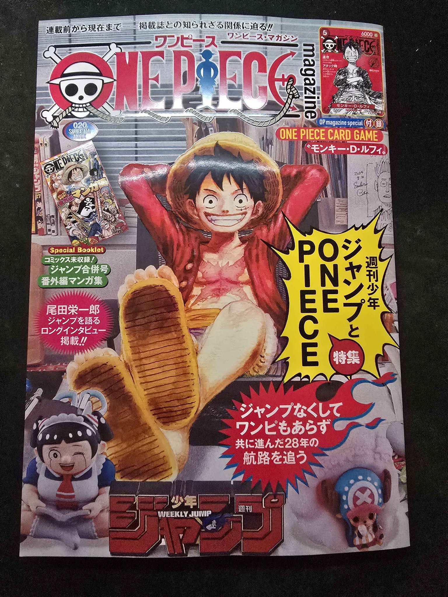 One Piece volume 20 magazine and promo items