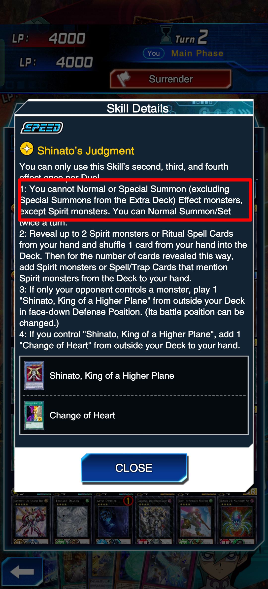 yugioh shinato deck Shinato, King of a Higher Plane - SBC2-ENI01 - Common When a Defense Position monster on your opponents side of the field is destroyed and sent to the Graveyard by this card as a result of battle Summoning Shinato in Yu-Gi-Oh! Duel