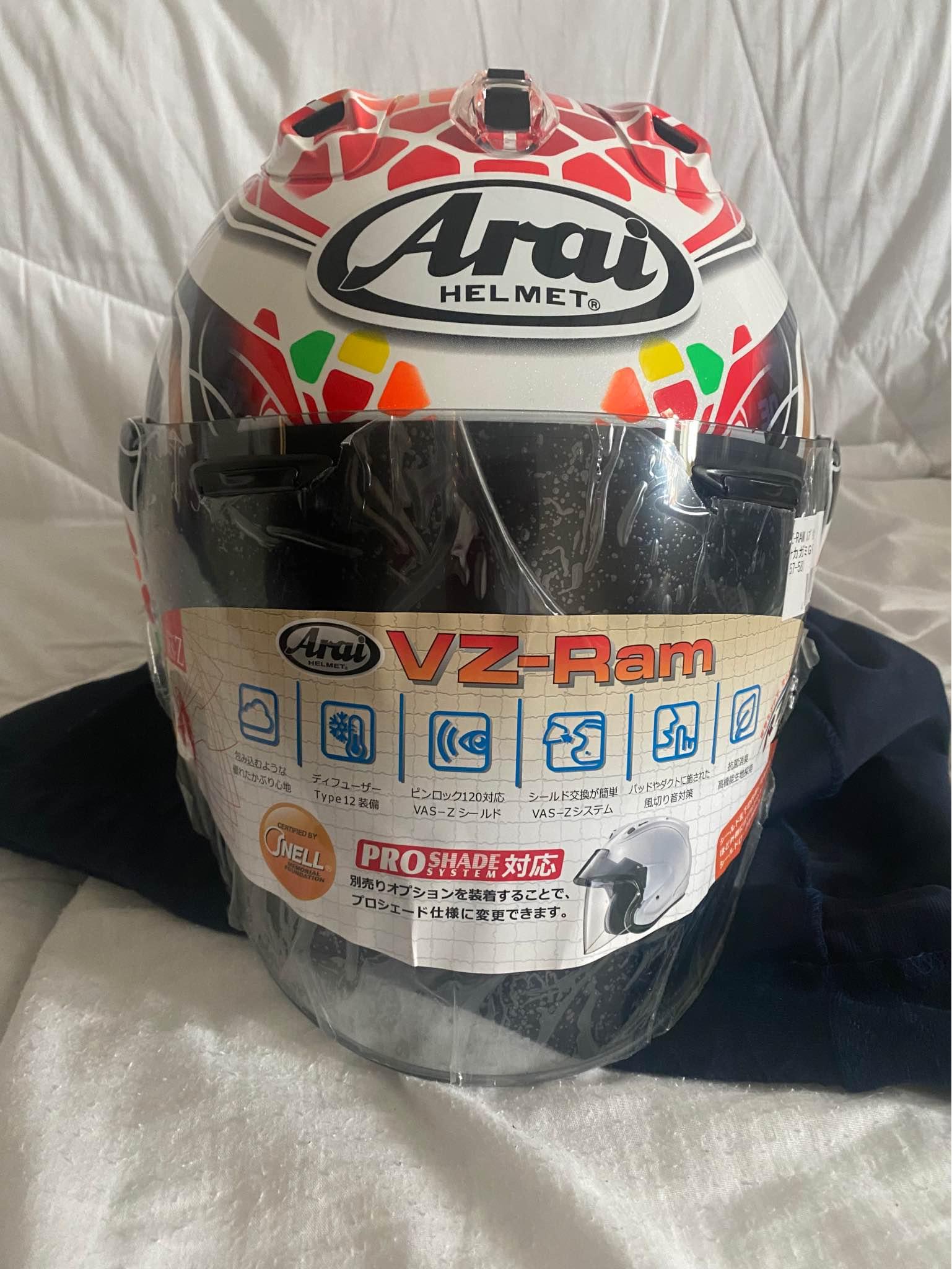 Arai VZ-Ram Nakagami Original From Japan ?? Brand new Size 57-58 