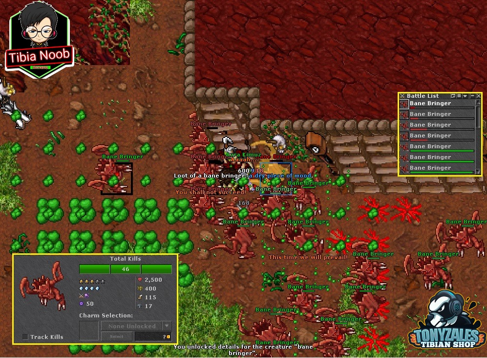 Tibia Noob - Ojo que hoy empieza 👇👇 asegura tus charms, el... | Facebook