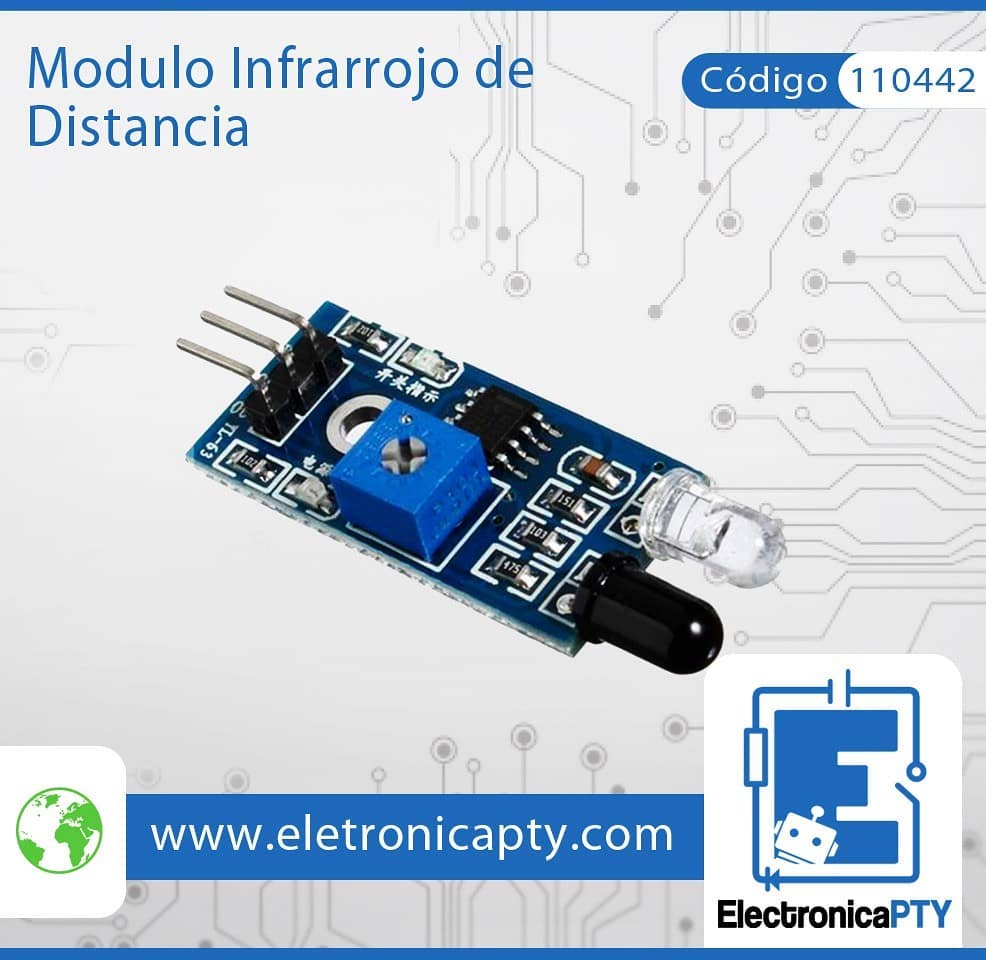 Este modulo está conformado por un LED emisor infrarrojo y un fotodiodo ...