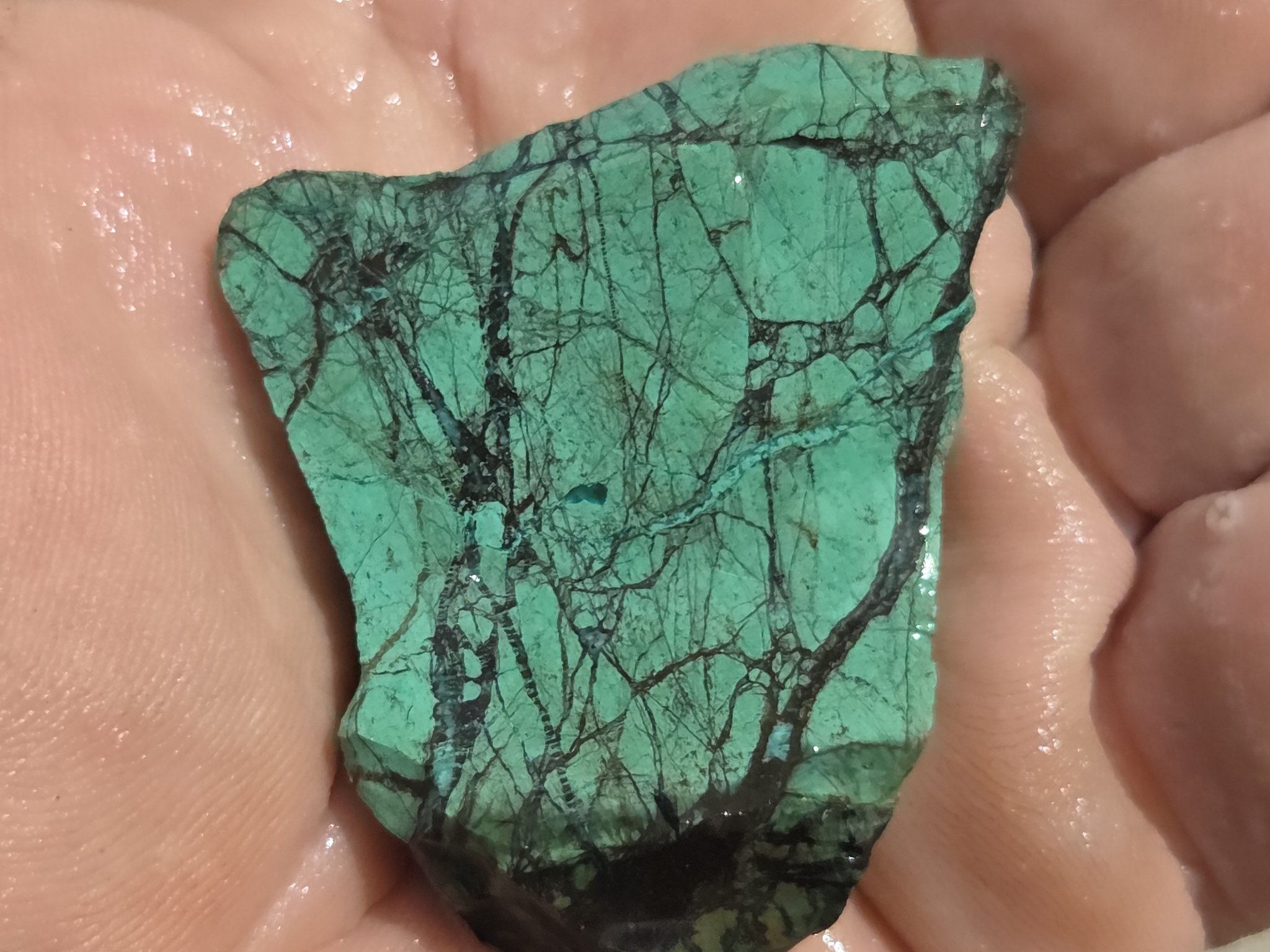 Green Chrysocolla from Superior.