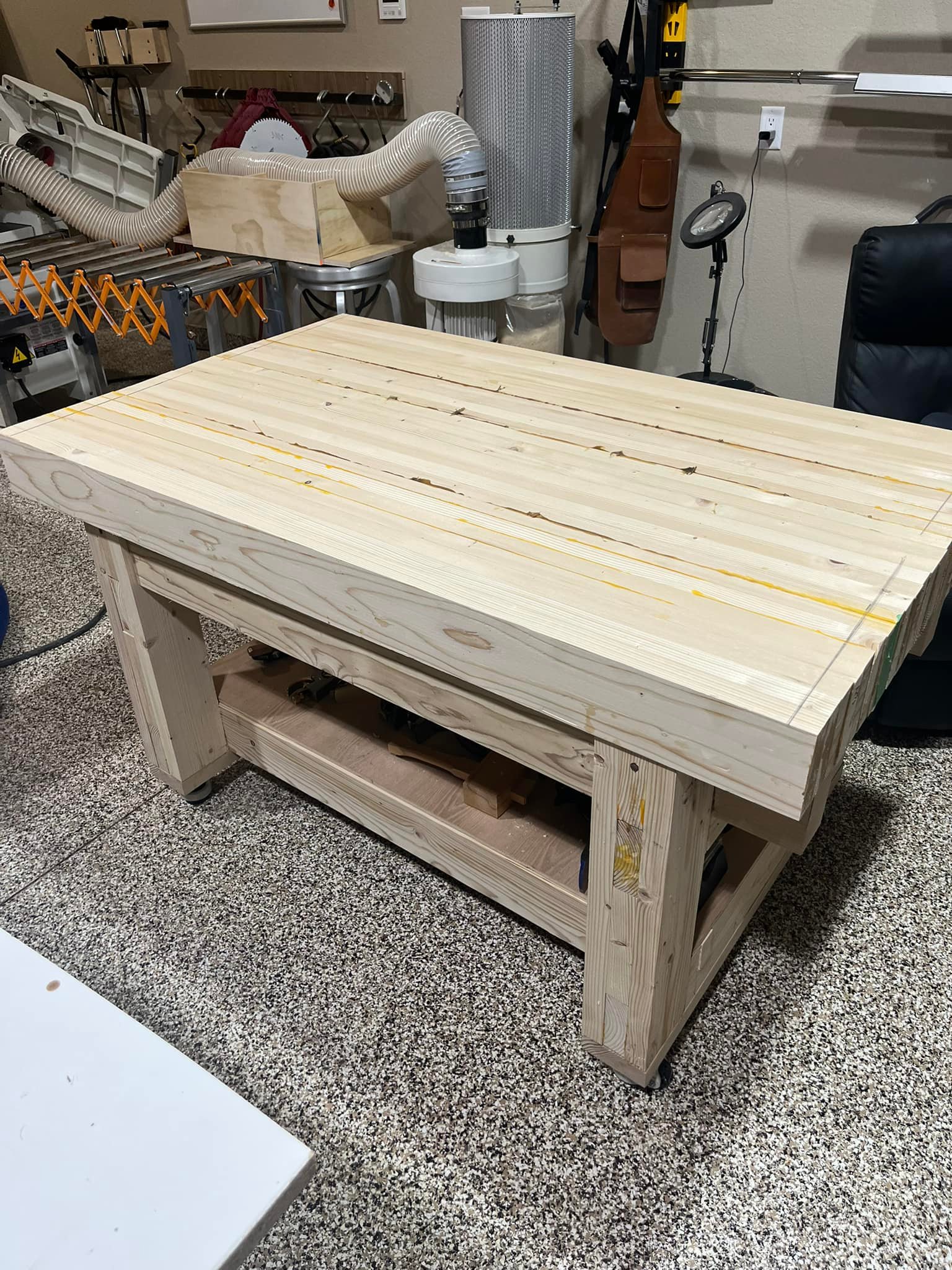 Acorn Workbench ACORN Wooden Workbench - Handade Heavy Duty Work Table ...