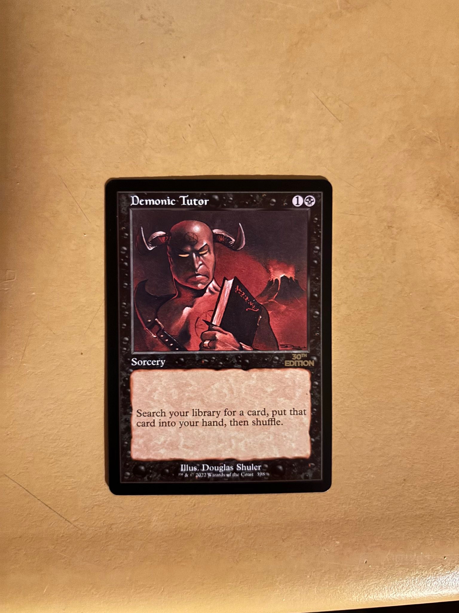 What is the value of a retro Demonic Tutor Magic card?