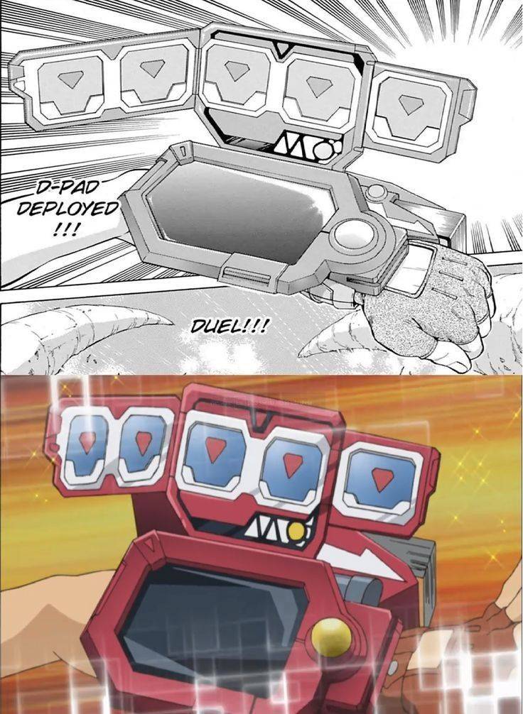 Yuma Tsukumo Duel Disk Concept Art by Kazuki Takahashi & Yu-gi-oh