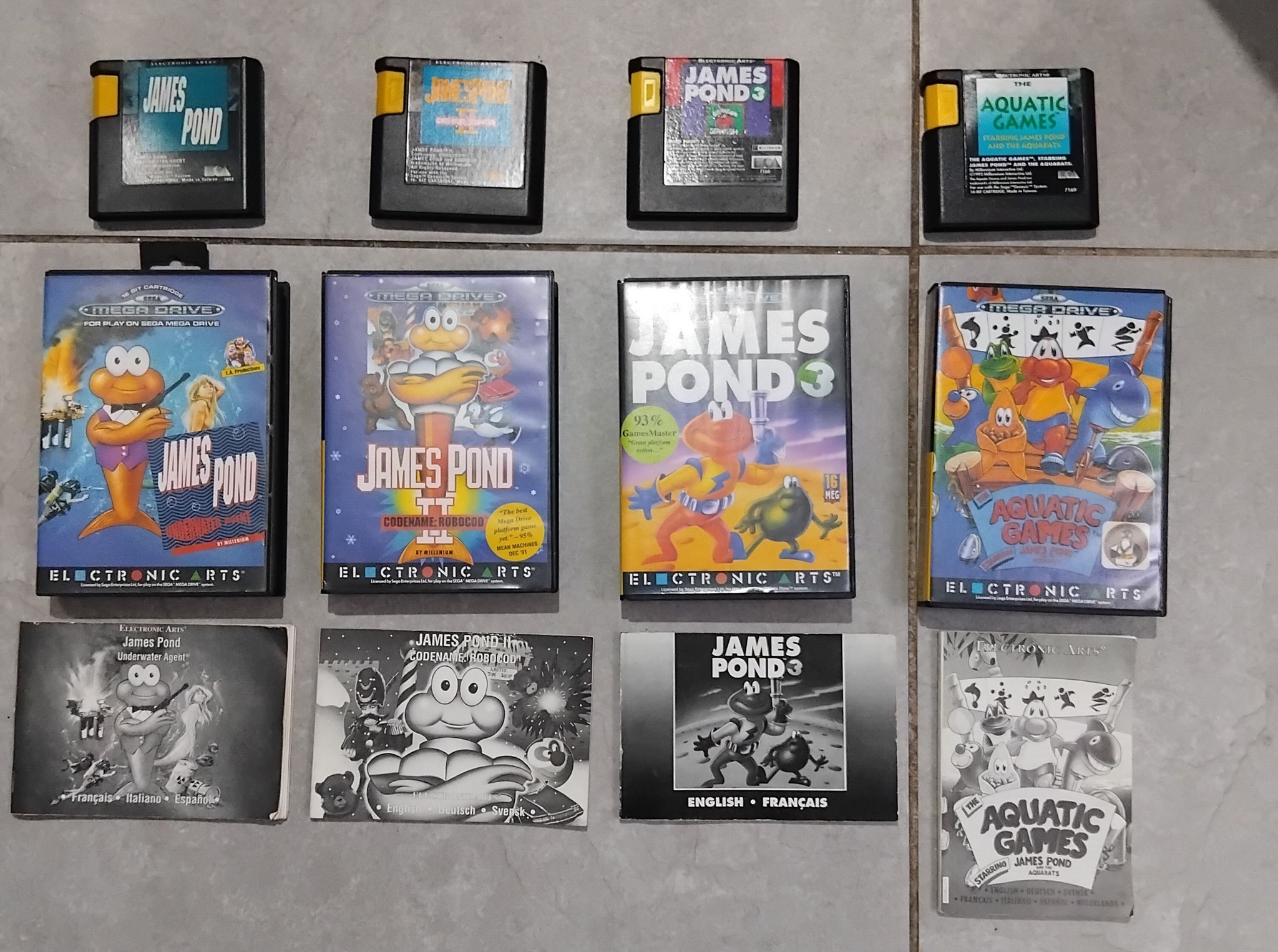 James Pond collection finished. Not EA