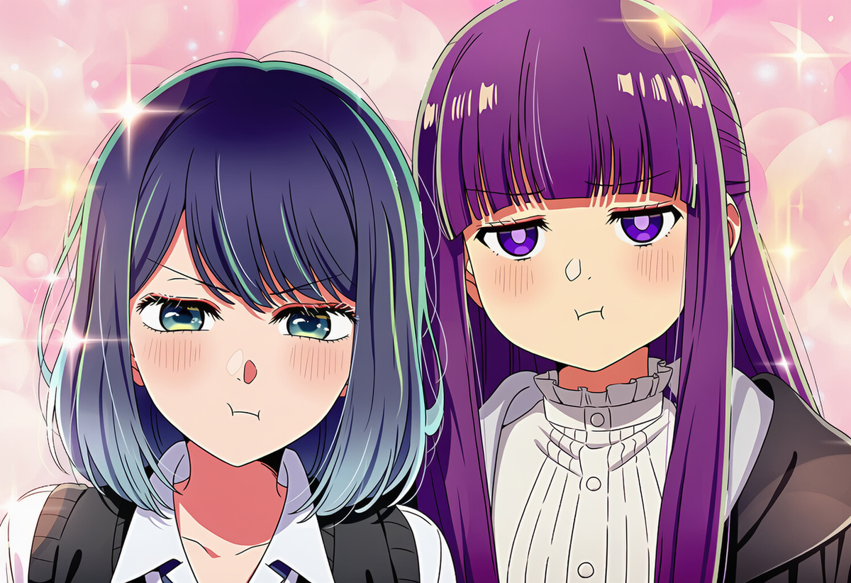 Sakura Haruka and Akane Kurokawa crossover idea