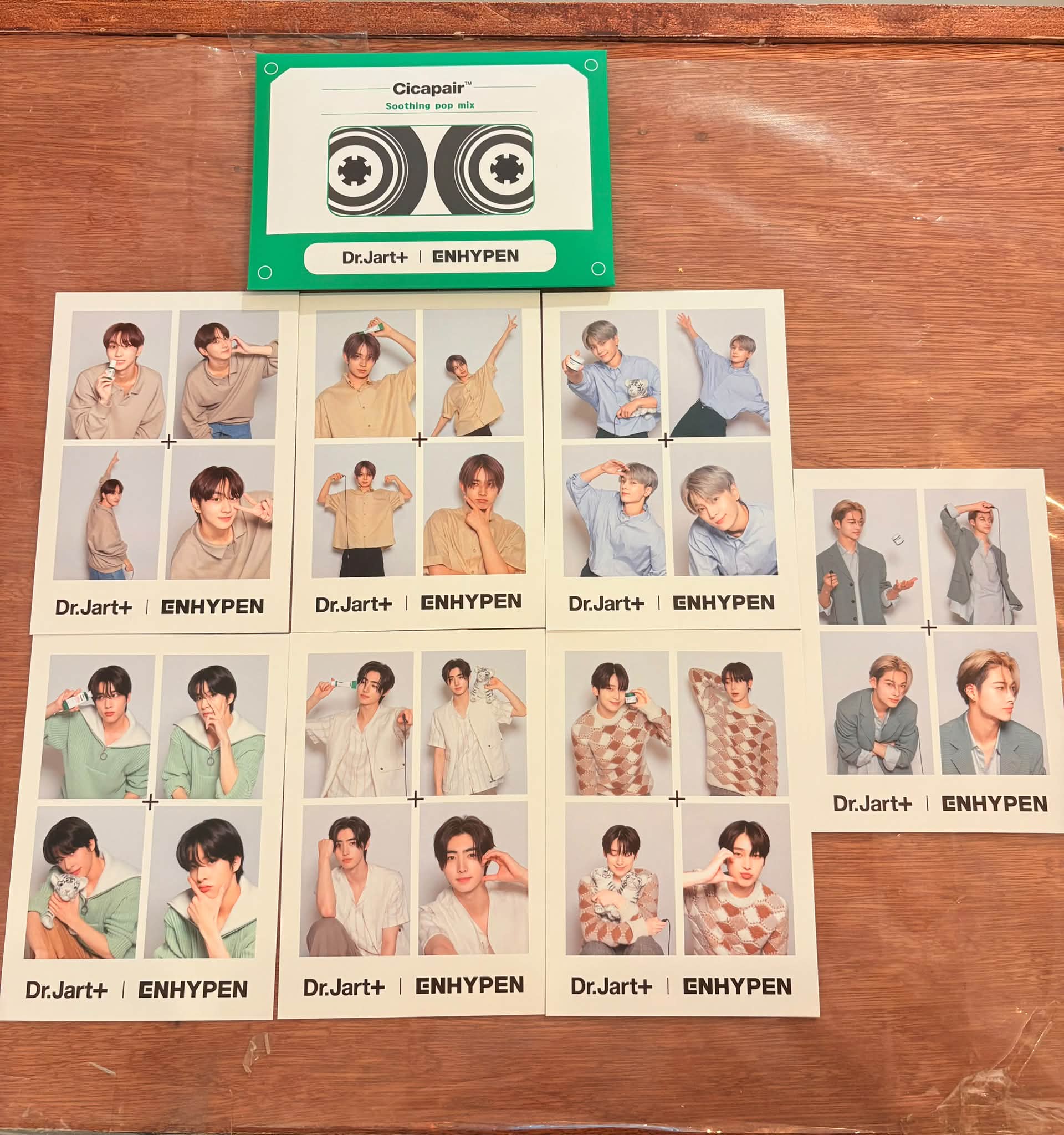 ENHYPEN drjart 直筆サイン ポストカード Dr. Jart x Enhypen Postcard- ₱500 id pic- ₱450 All mint condi