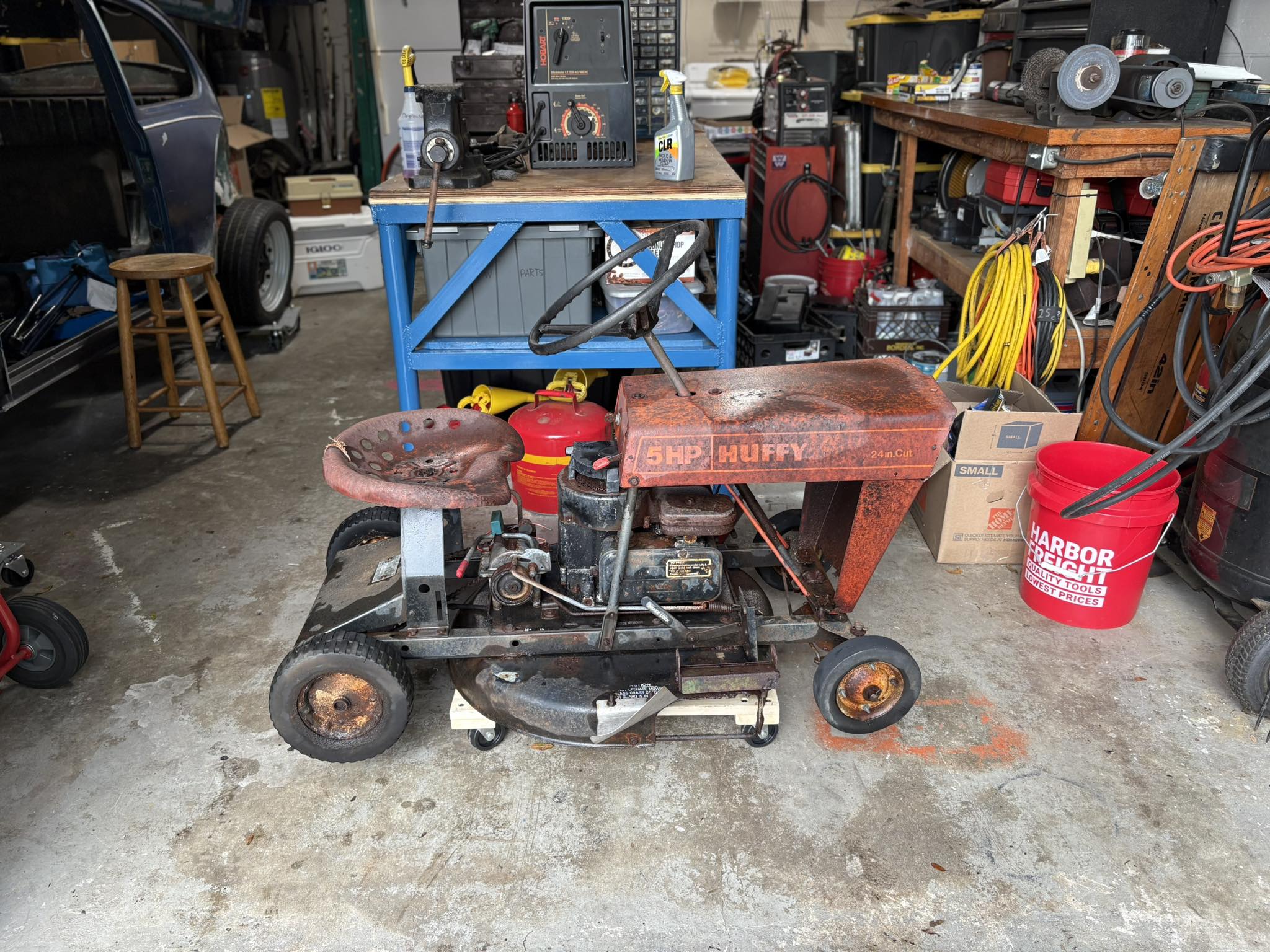 Vintage Huffy Mower lawn tractor restoration | Facebook