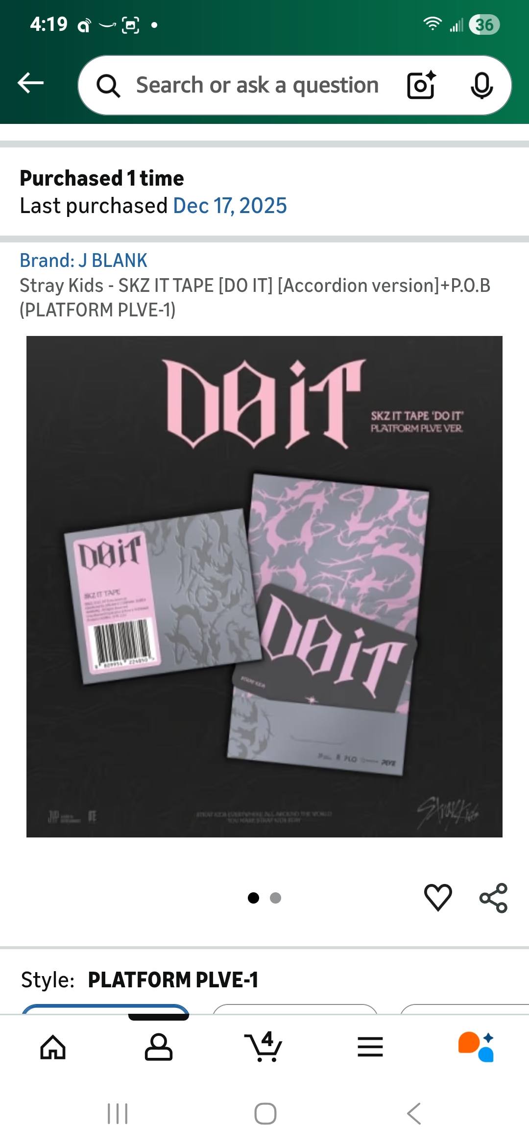 STRAY KIDS – Skz It Tape ‘Do It’ (Platform PLVE Ver