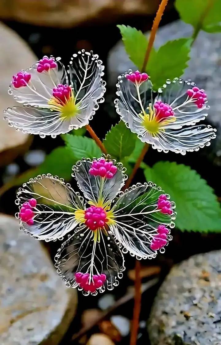 Crystal flowers from Japan 😍😍😍