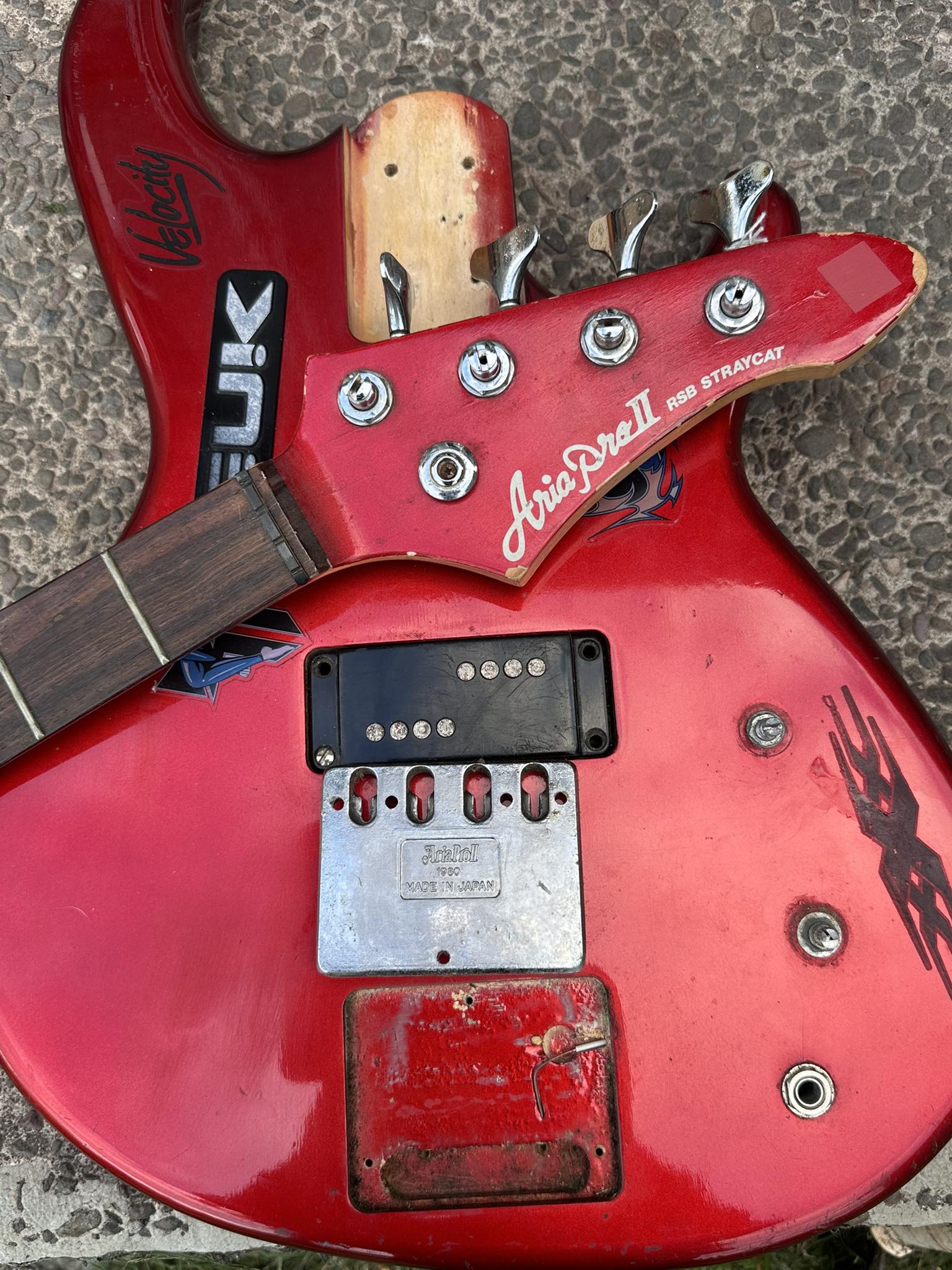 Restored 1972 Aria Diamond EJ230 bass guitar