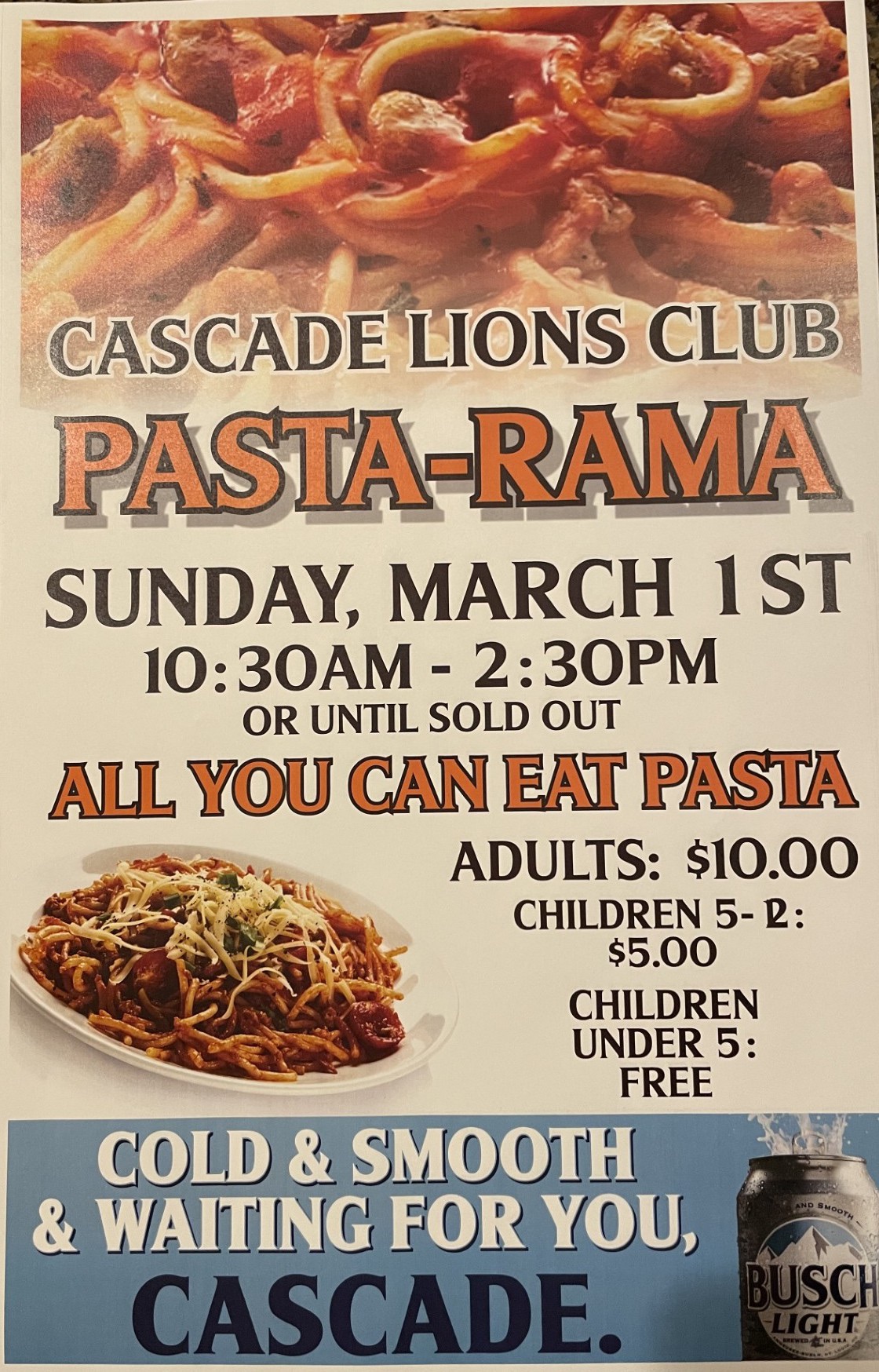 2nd Annual Pasta-Rama