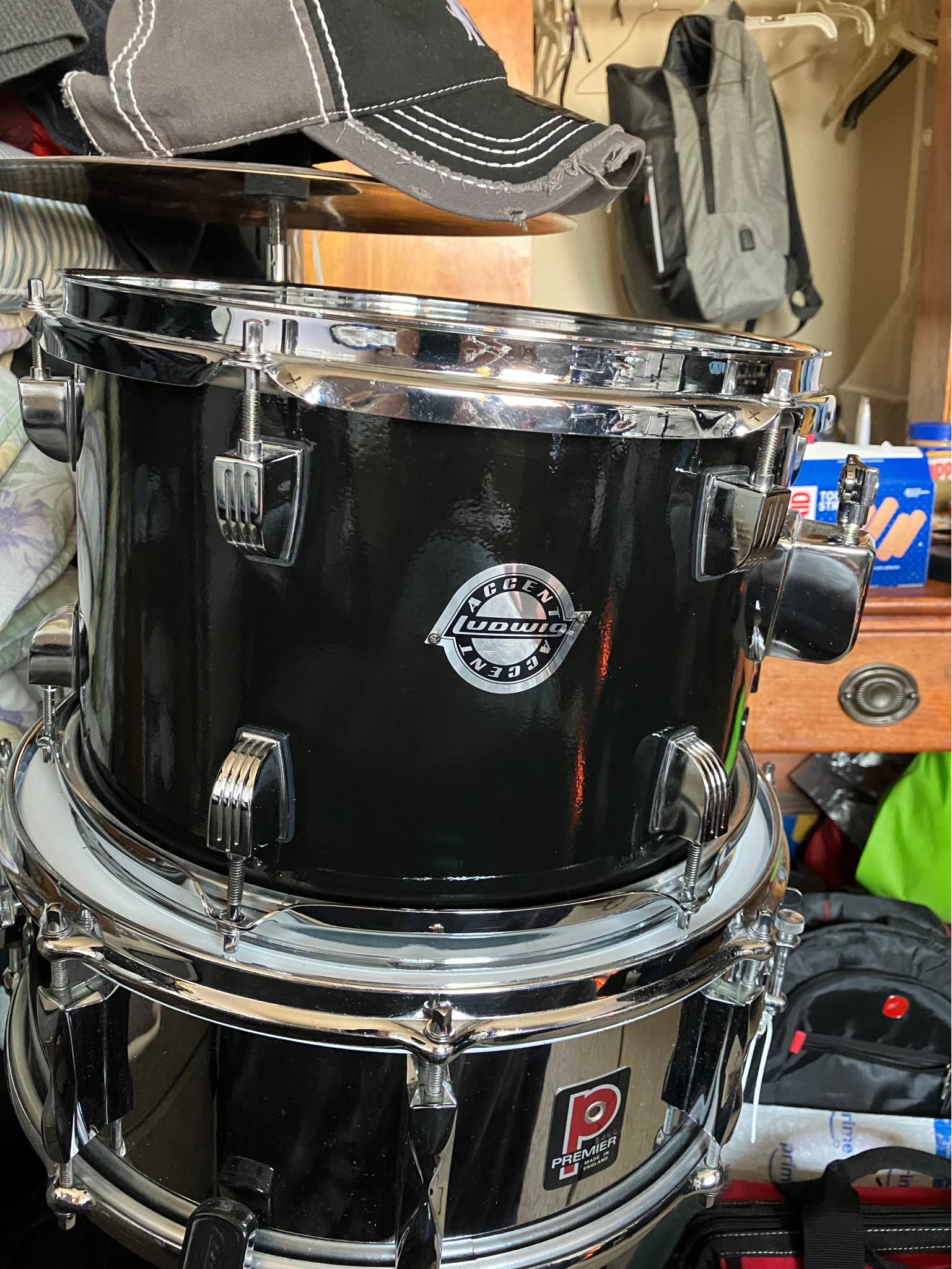 Vintage Ludwig Drums | Ludwig accent rack Tom for sale cheap in ...