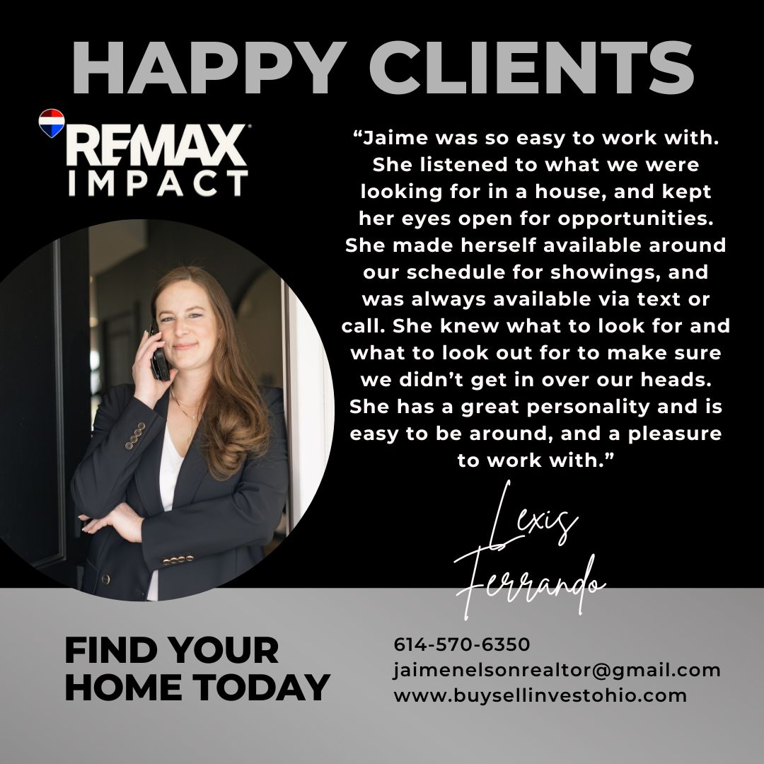 Jaime Nelson, Realtor - Re/Max Impact KR Group | Westerville OH
