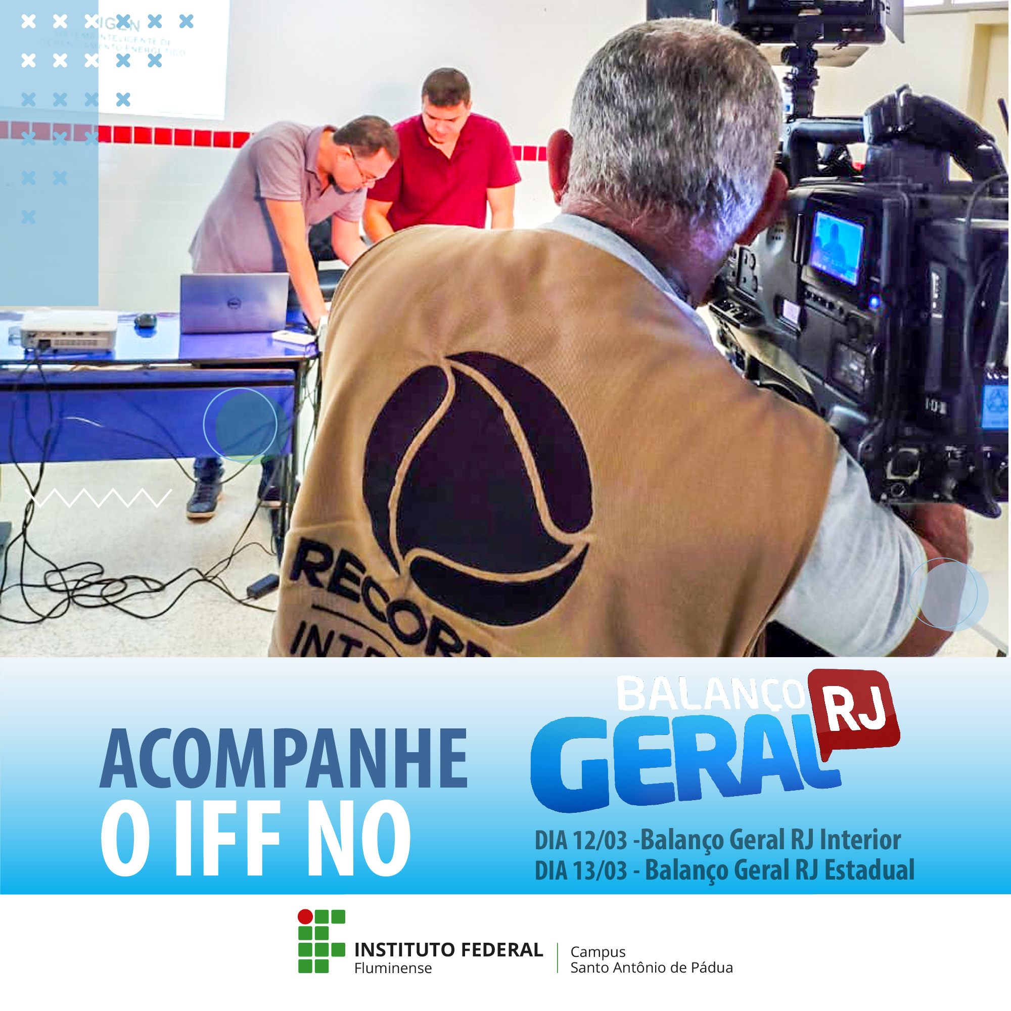 O IFF recebeu a equipe do Balanço Geral da TV Record para uma ...