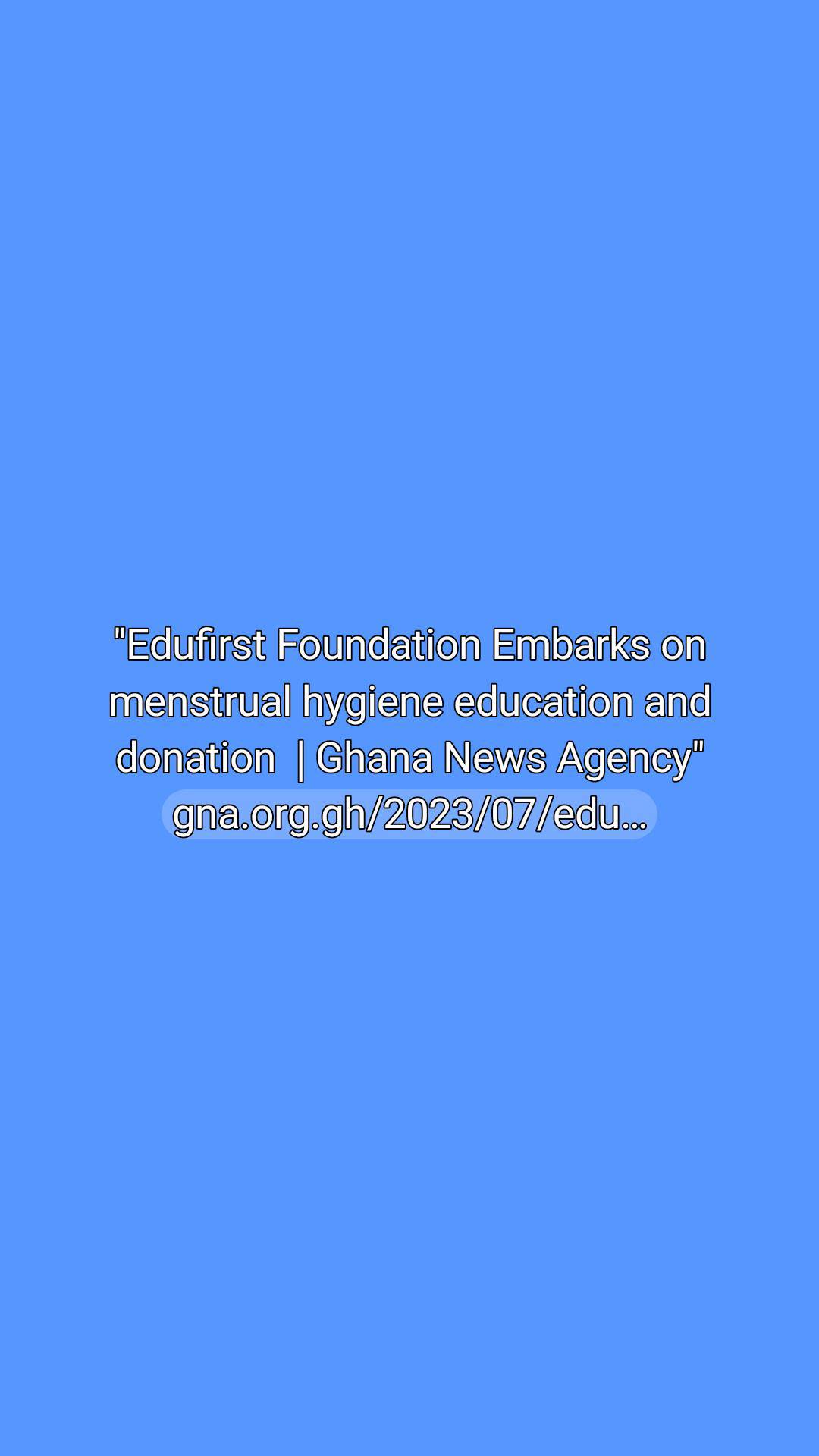 Edufirst Foundation Ghana