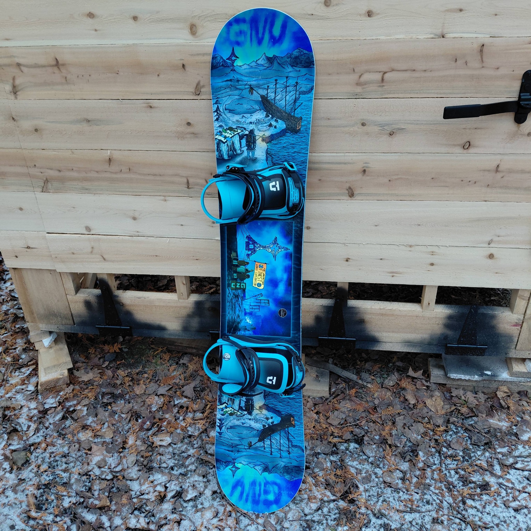 GNU FINEST 151cm スノーボード UNION TRILOGY