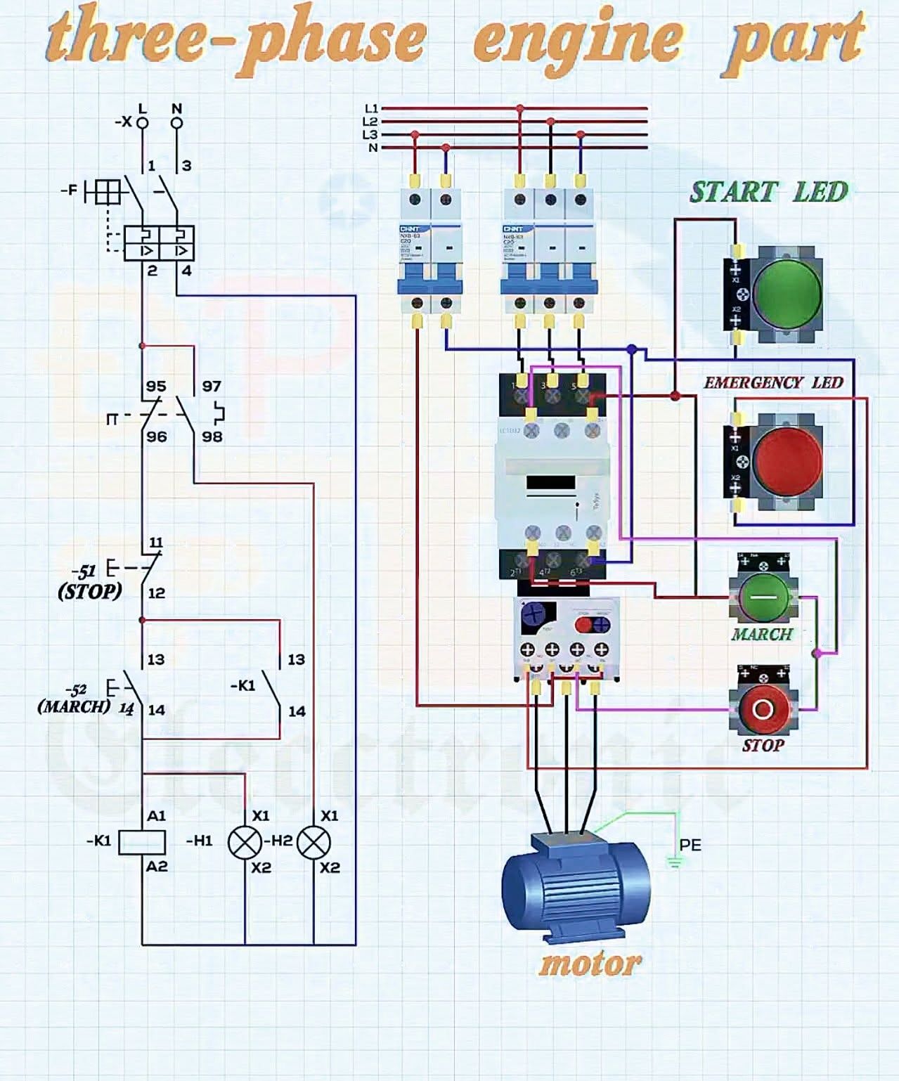 Rashid - Motor Control Wiring Diagram #usa #fblifestyle #electrical # ...