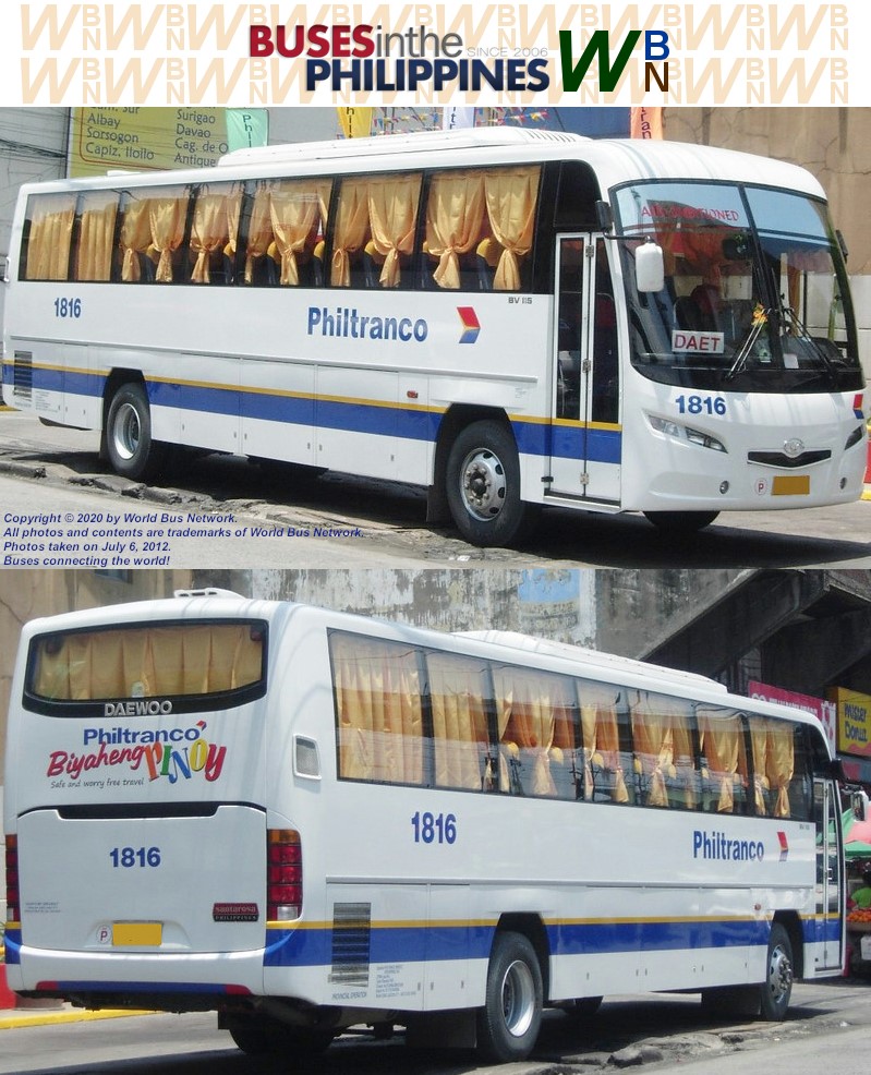 Buses in the Philippines - Front Side-View and Rear Side-View Shots ...