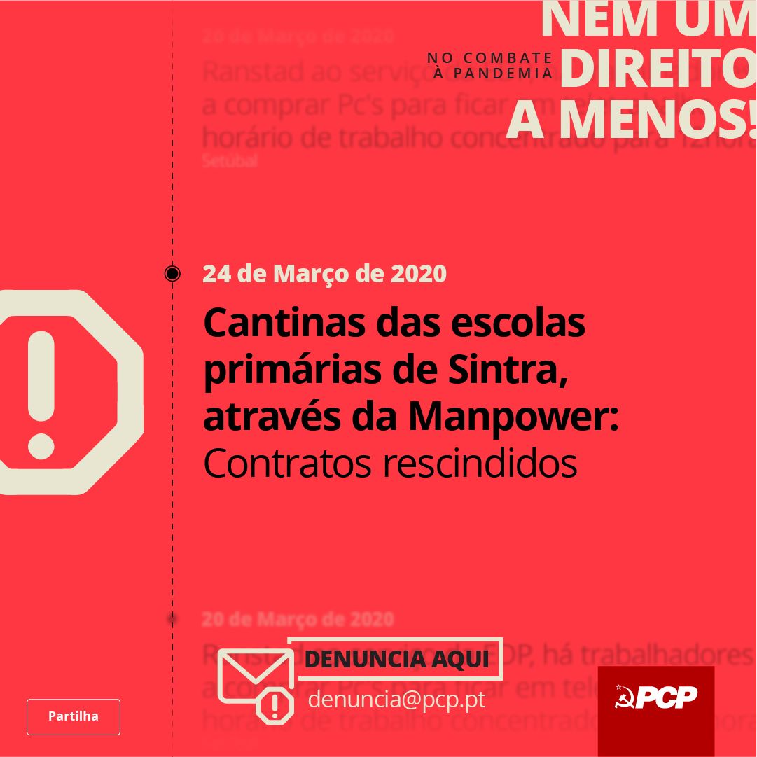 Cantinas das escolas... - PCP - Partido Comunista Português | Facebook