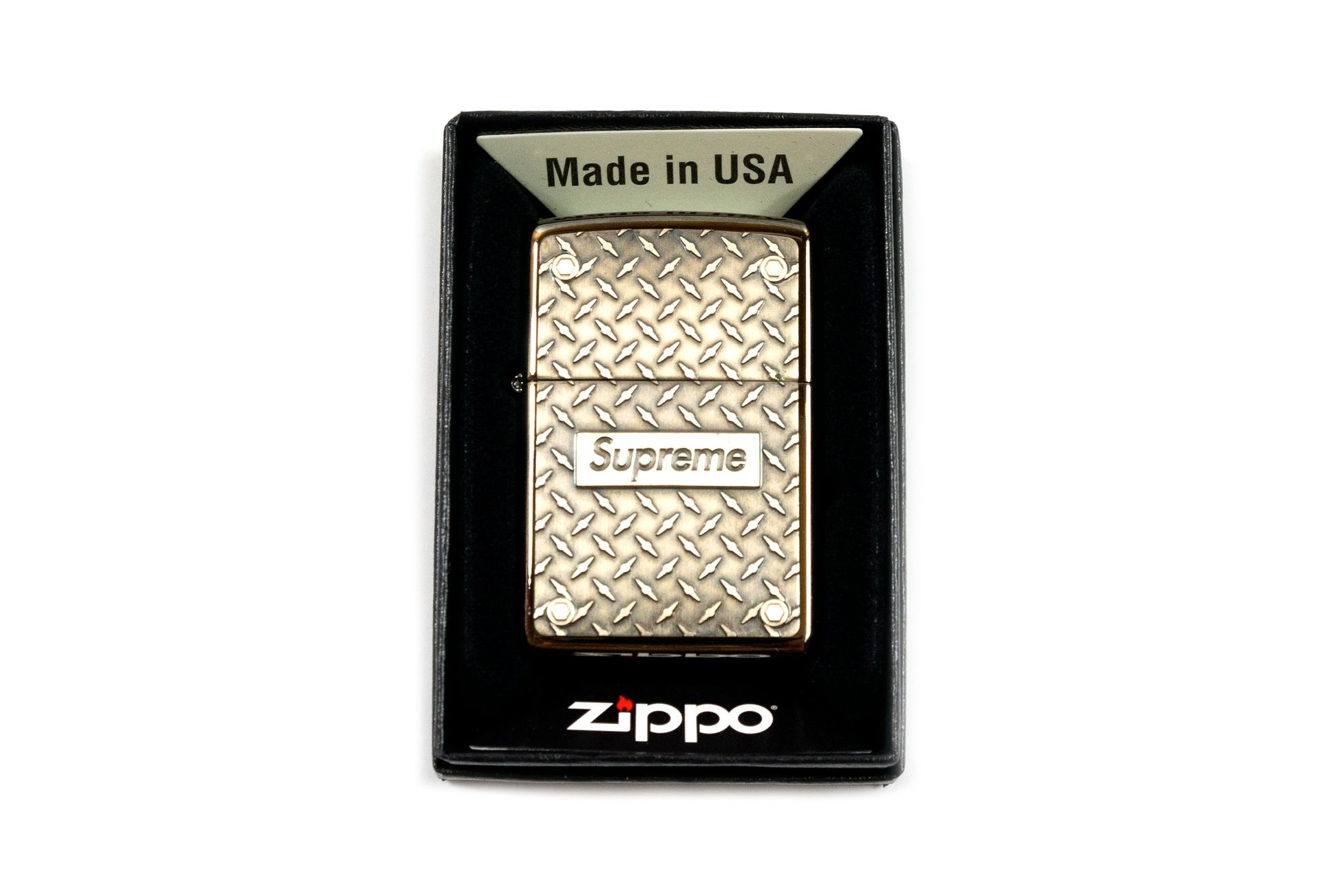 G-LAB - Supreme Diamond Plate Zippo Metal Price: 3.500.000 | Facebook