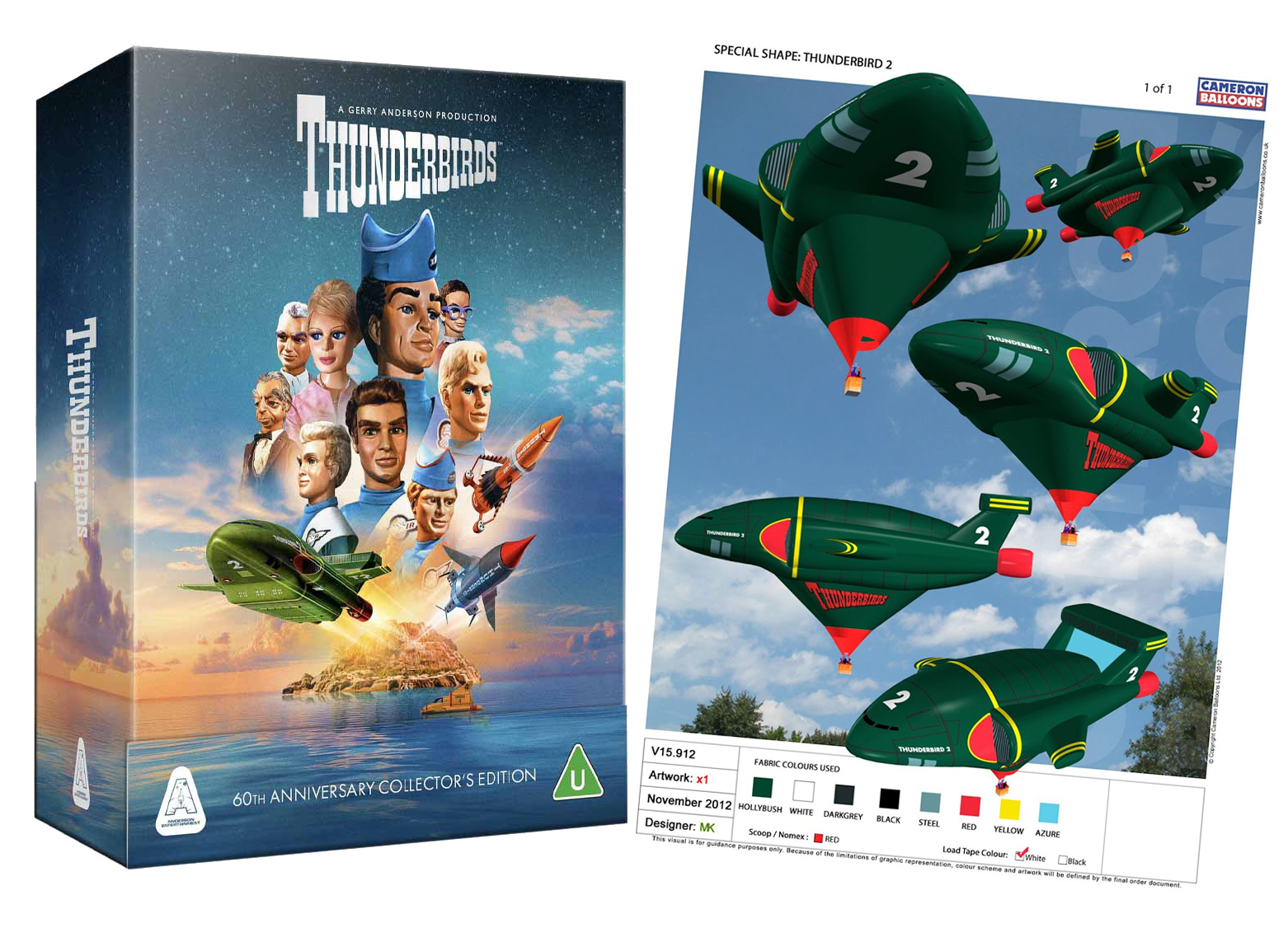 Celebrate the 60th Anniversary of Thunderbirds by pre-ordering the