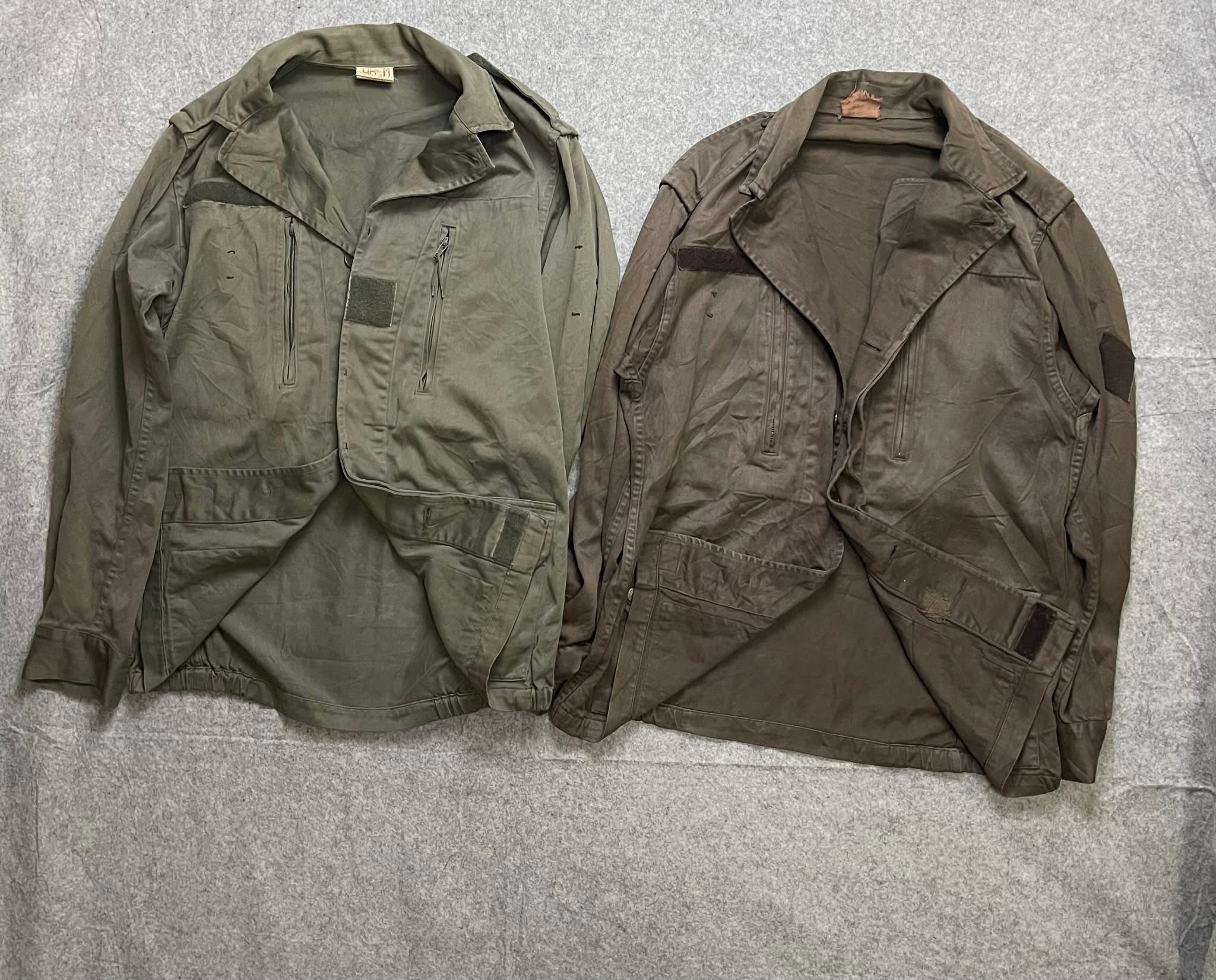 ジャケット・アウター Rare!1950s HBT french military jacket Vintage French military Hbt cotton jacket