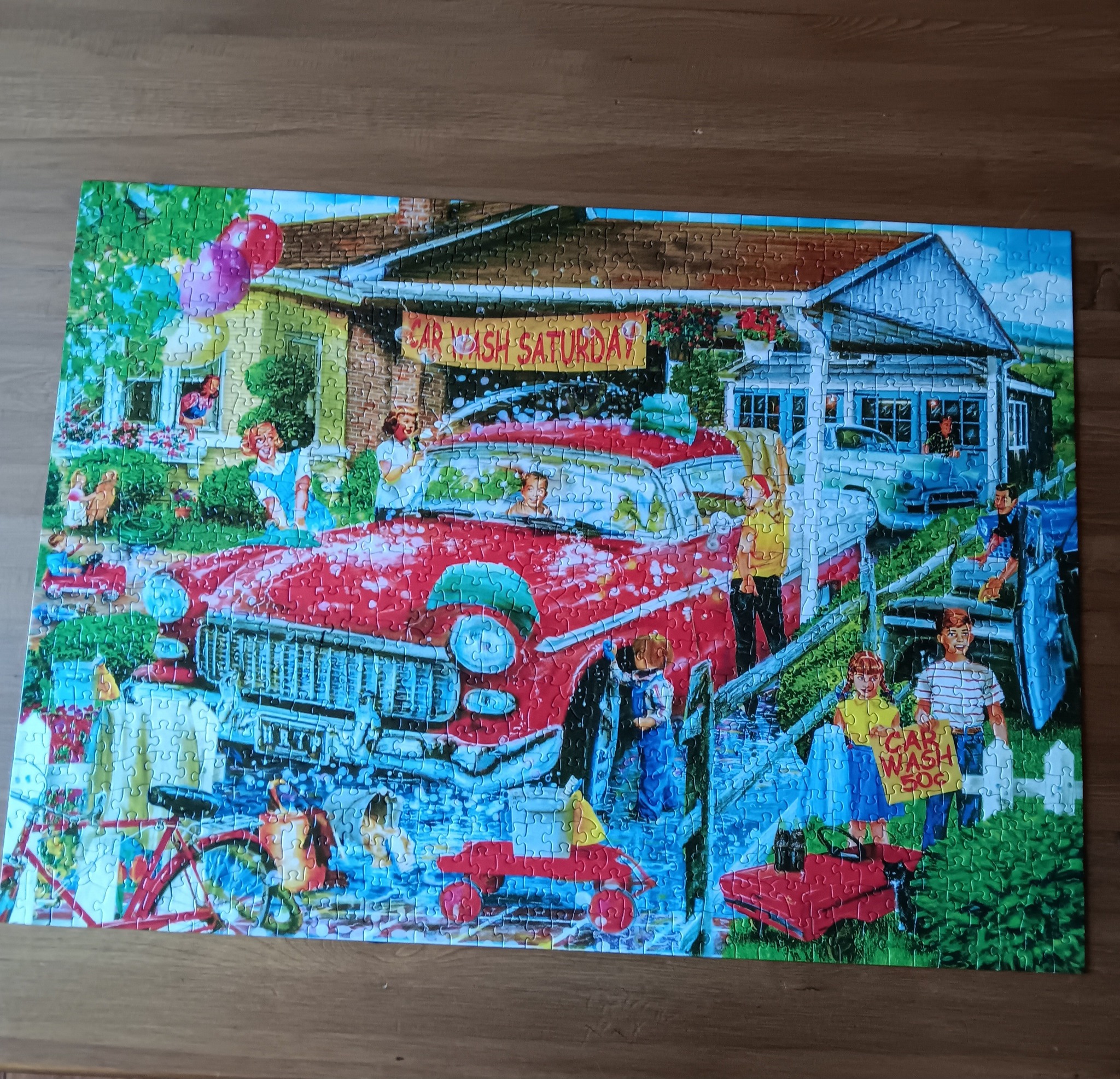 Kodak premium puzzle called car wash saturday