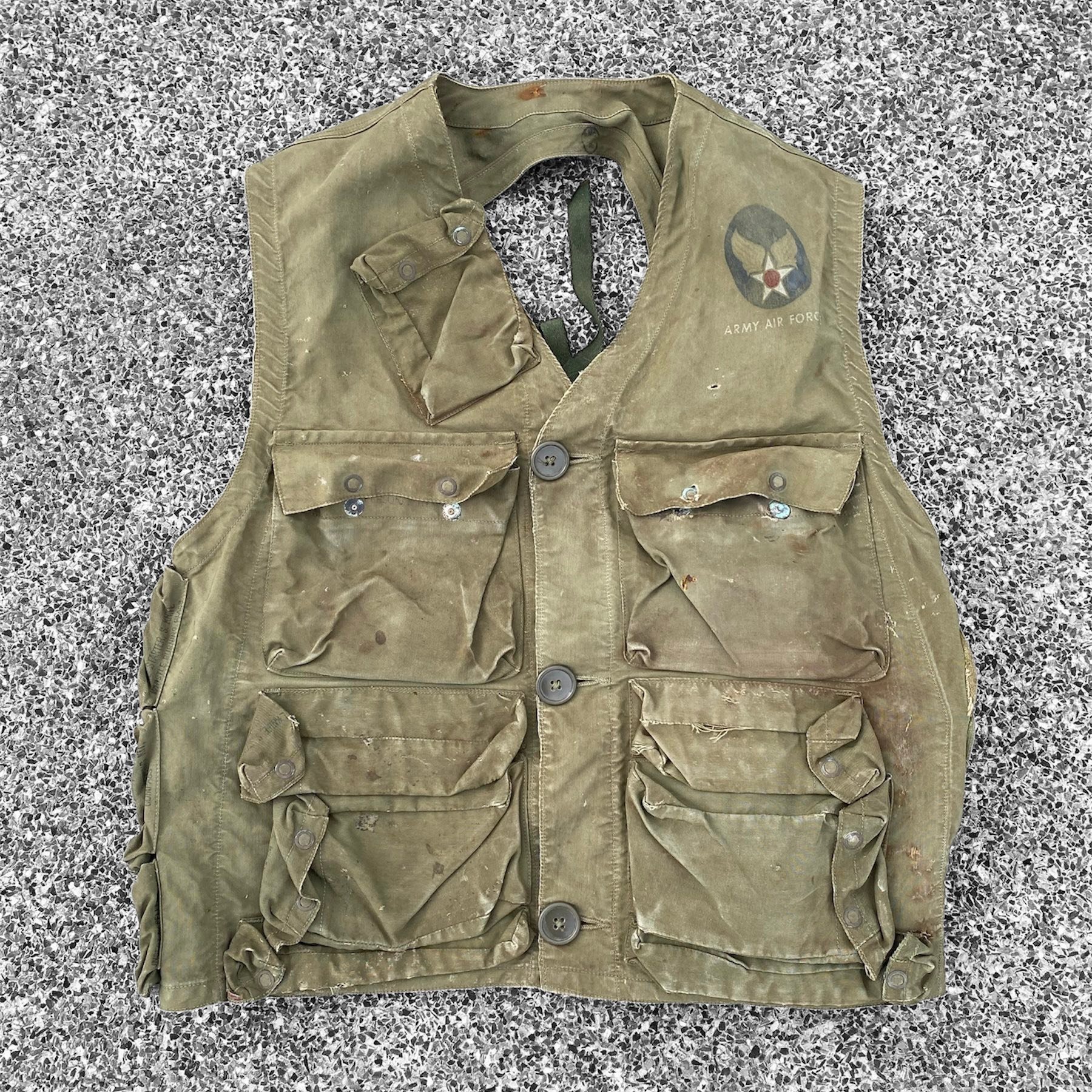 WWII USAAF Type C-1 Emergency Sustenance Vest. Price 255 euros