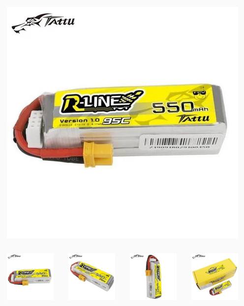 BETAFPV Lava 550mAh 3S LiHV 75C – XT30 – Batterie FPV Pour Pavo20 – 2 Pièces
