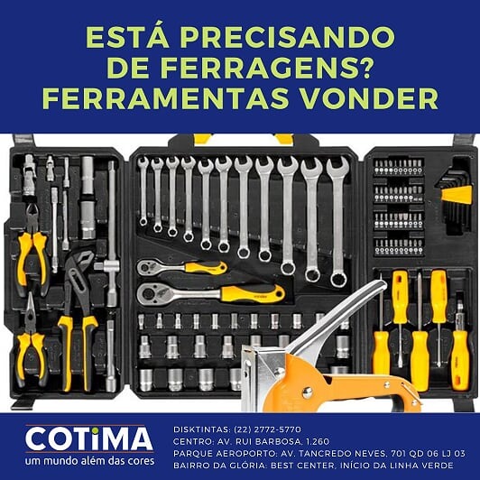 A VONDER é uma das... - Cotima - Um Mundo Além das Cores