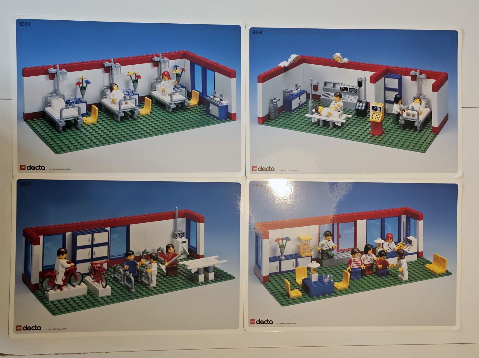 エレナゴリナ　リトグラフ　1993年　90／100 LEGO 9364 Hospital Dacta, 1993 Hاا !! 99 D aa بب LEGO dacta JMTNSS