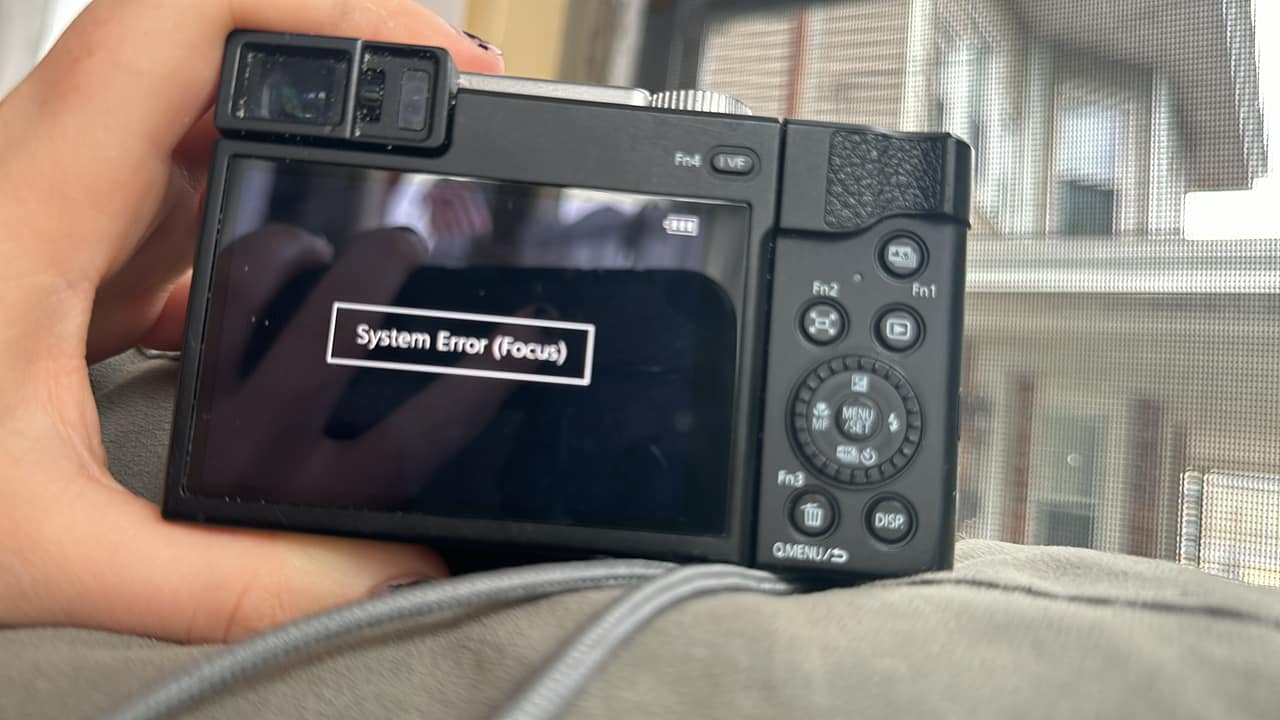 Fixing Panasonic Lumix DC-TZ90 System Error (Zoom) after sand damage