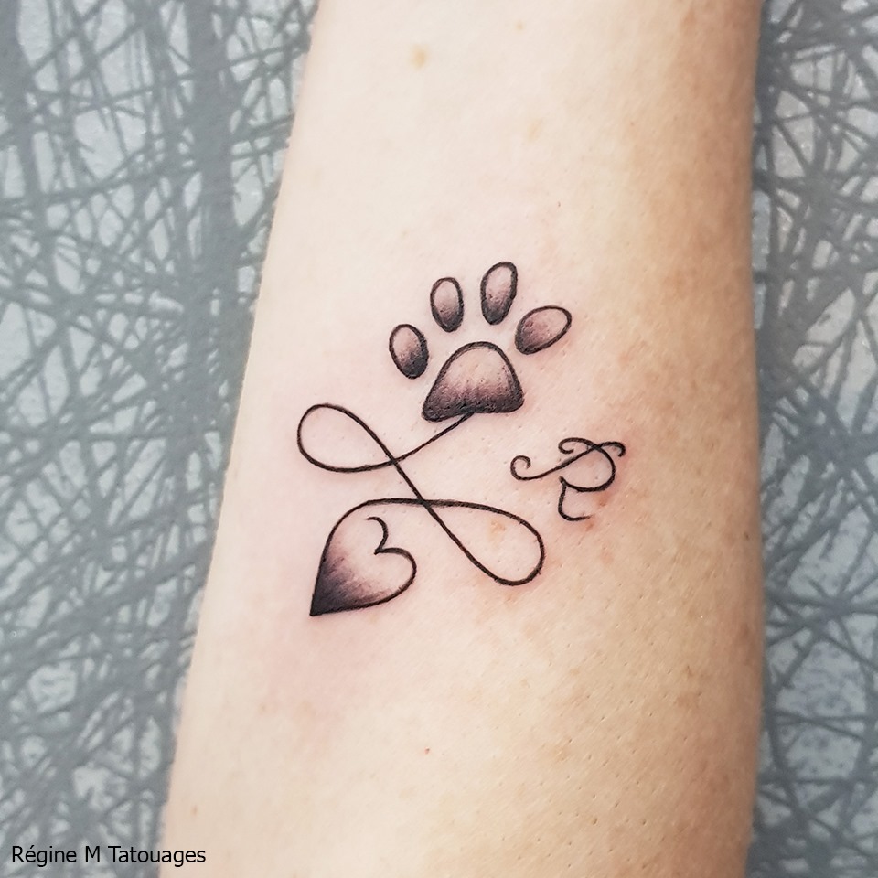Tatouage Patte De Chien Avec Prénom