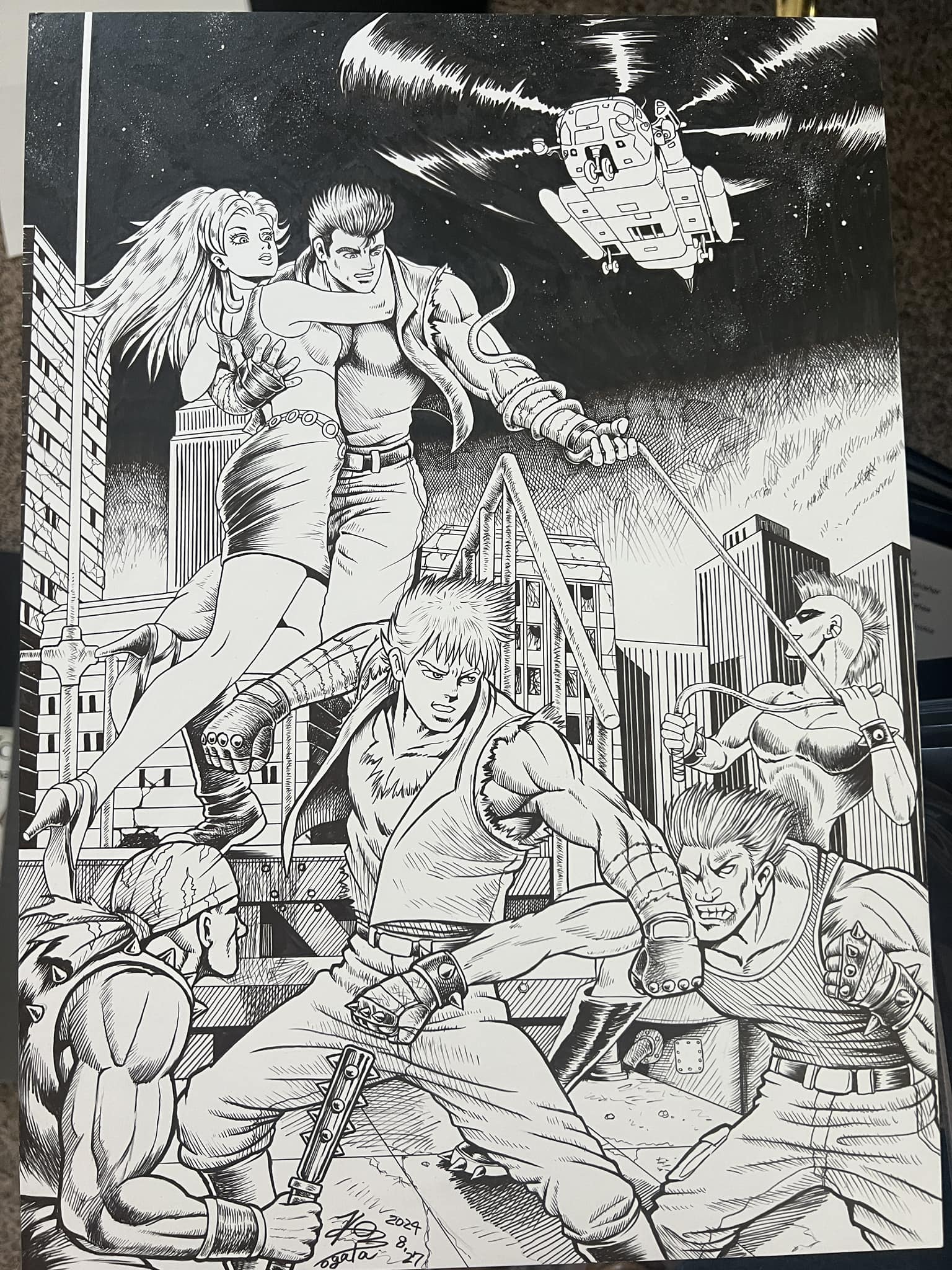 Hokuto ga Gotoku cover resembles Double Dragon 2