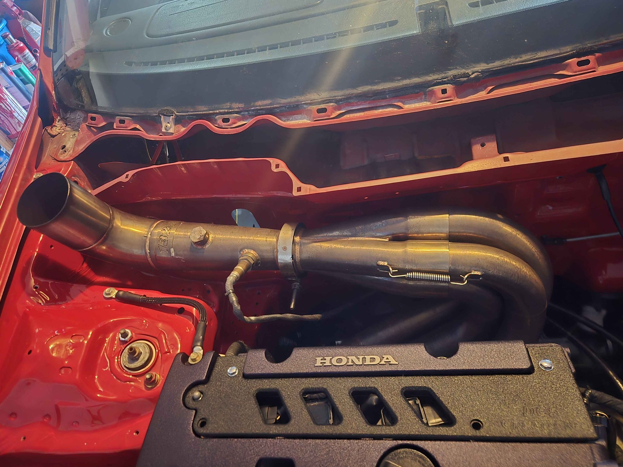 K series 1320 hood exit $450 obo 3 HHHOH ! HONDA 一生時時营材时时