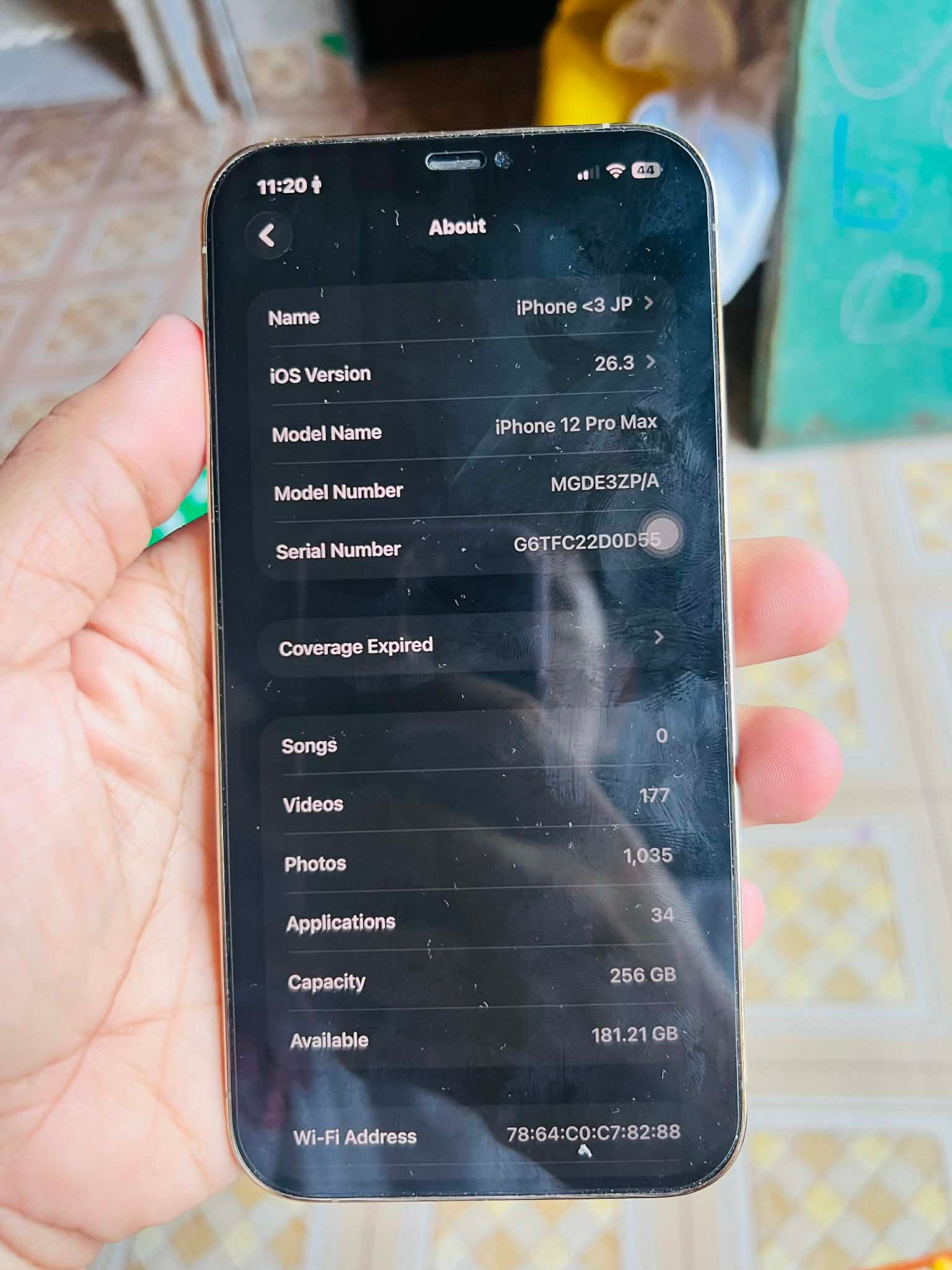 IPHONE 12PROMAX 256GB