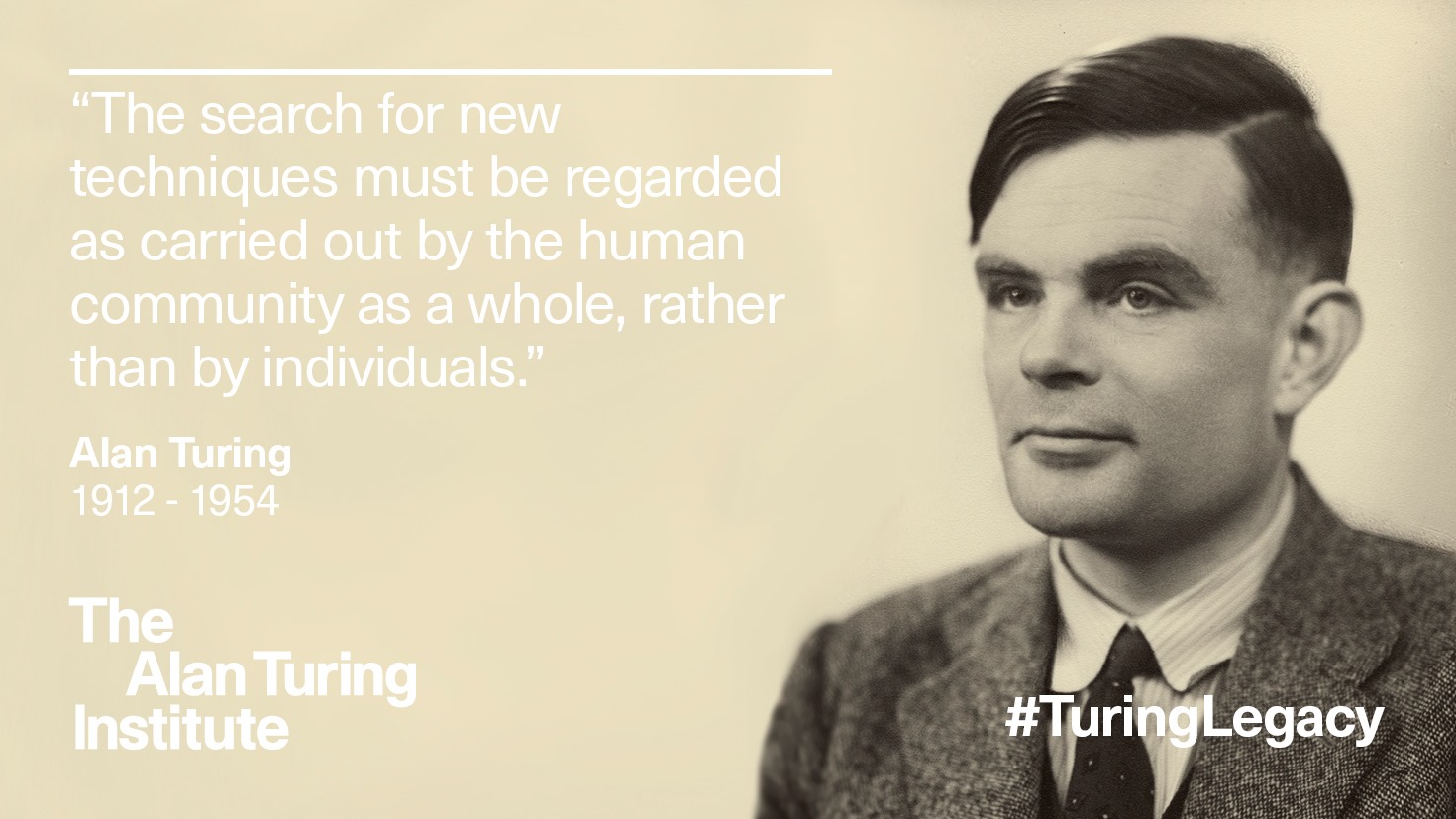 Happy birthday to Alan Turing,... - The Alan Turing Institute