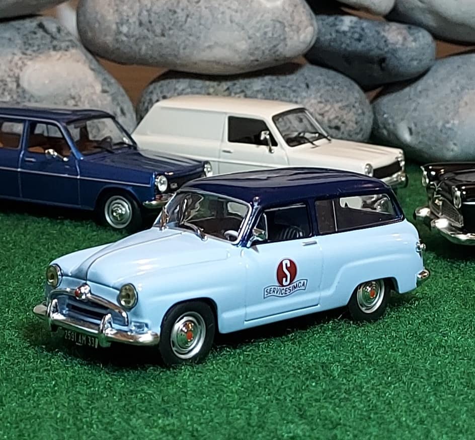 Modèle Réduit Simca Aronde Grand Large Rue De La Paix 1956 - 1/43 Par Ixo/Altaya