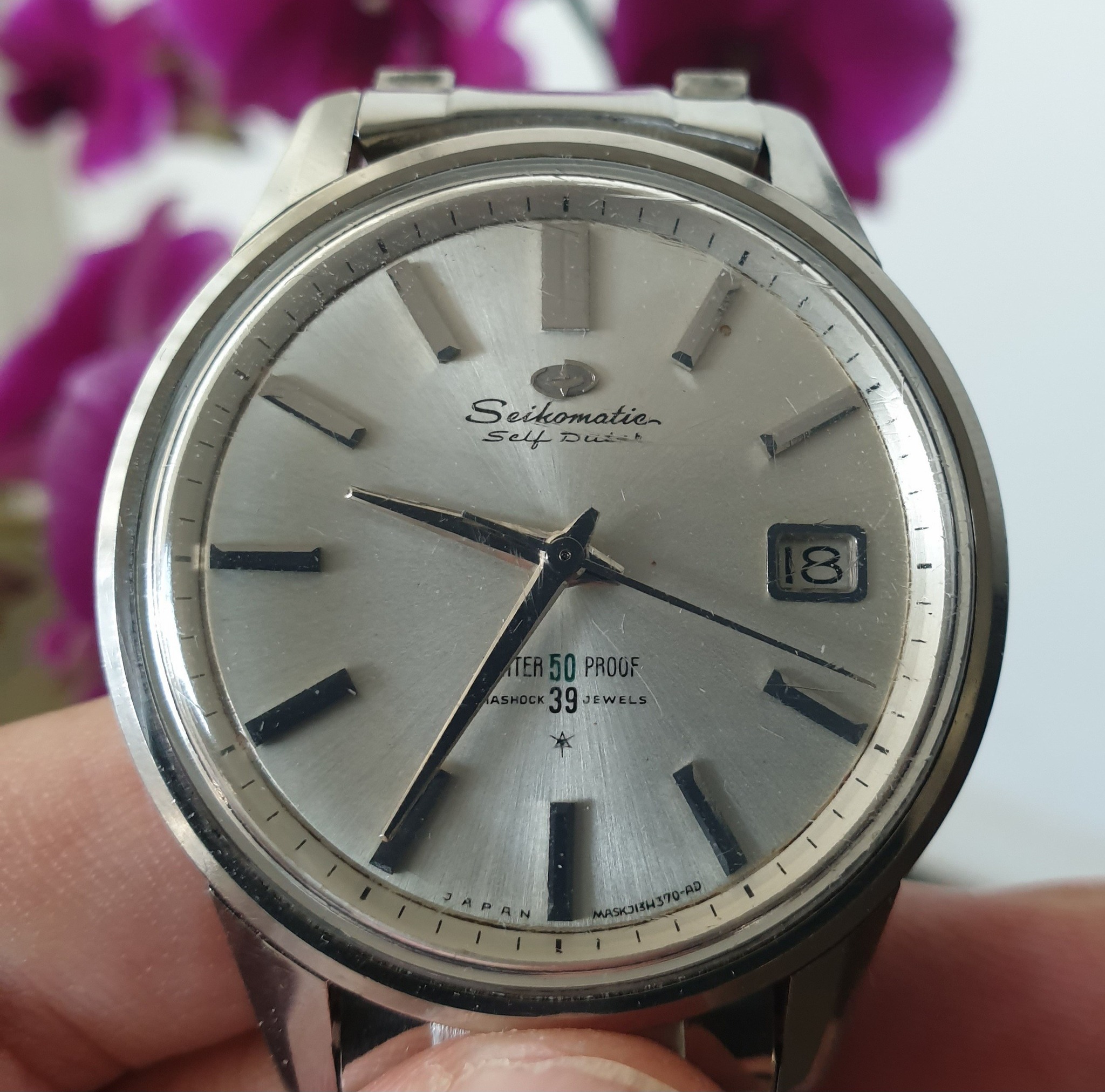 SEIKO Self Dater 39jewels 60年代 Seiko Self-Dater 39 jewels watch review