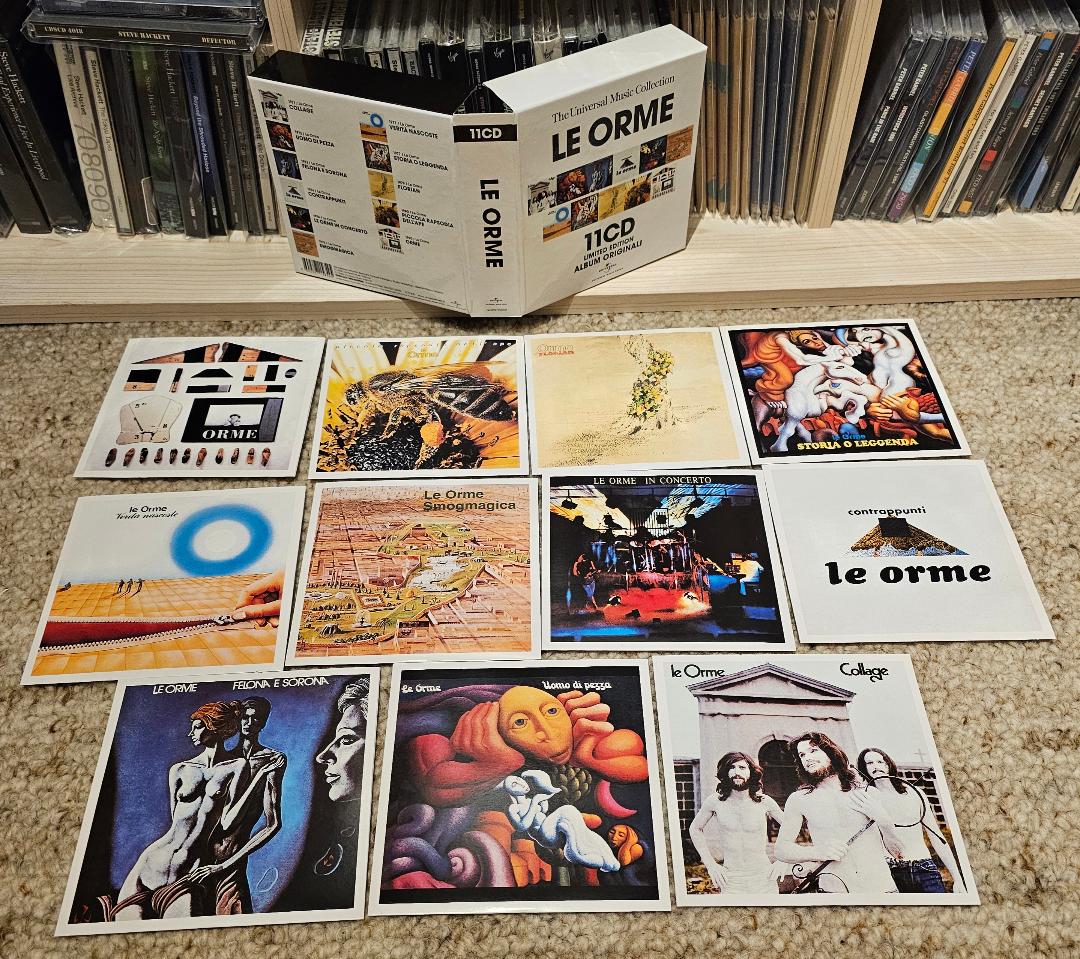 Le Orme Cds Box . 國場 層号 島良出味 宝典 있으관 10 11CD मा 