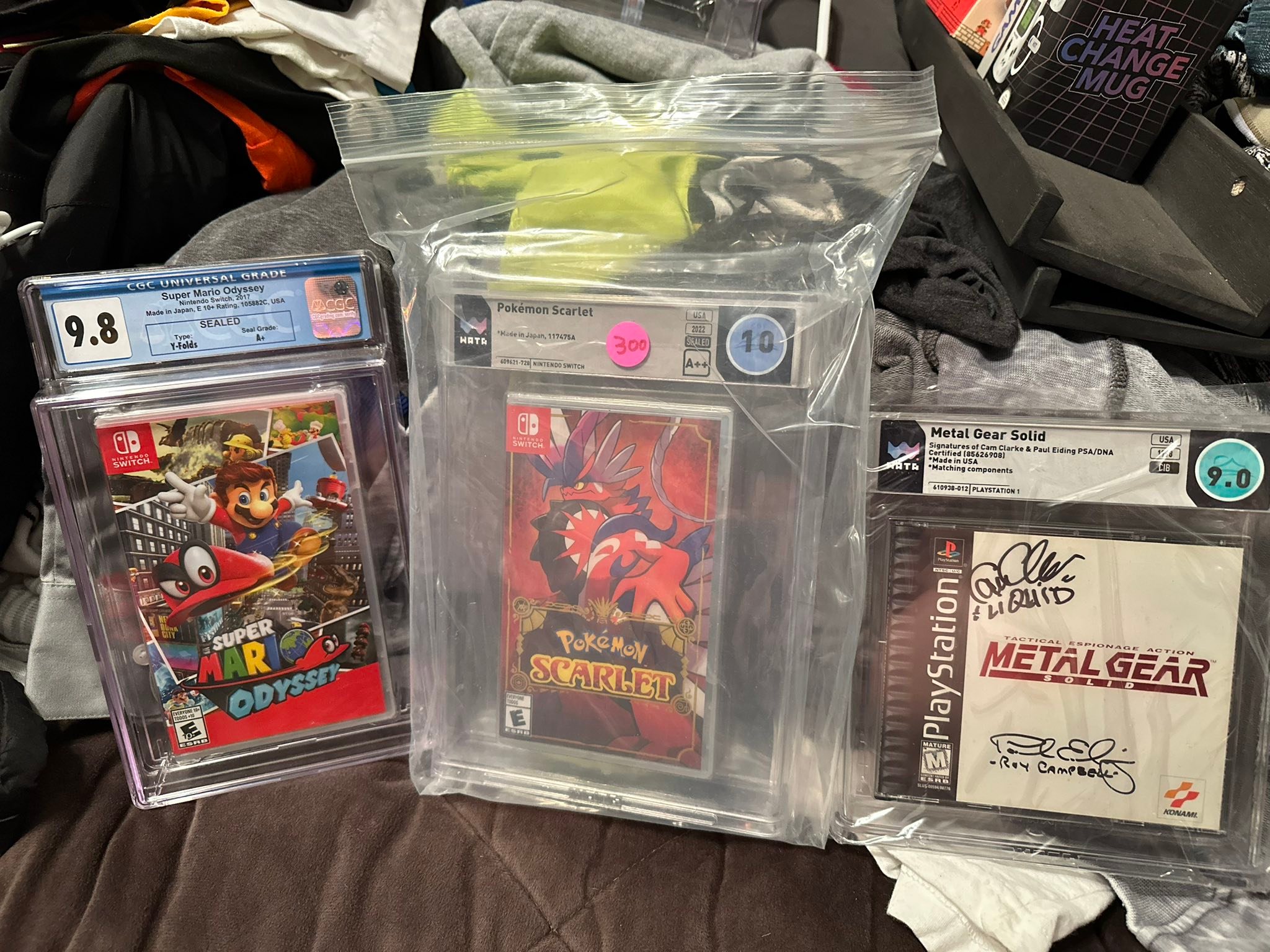 Psa 10 worthy. Open to trades for retro gaming items and maybe
