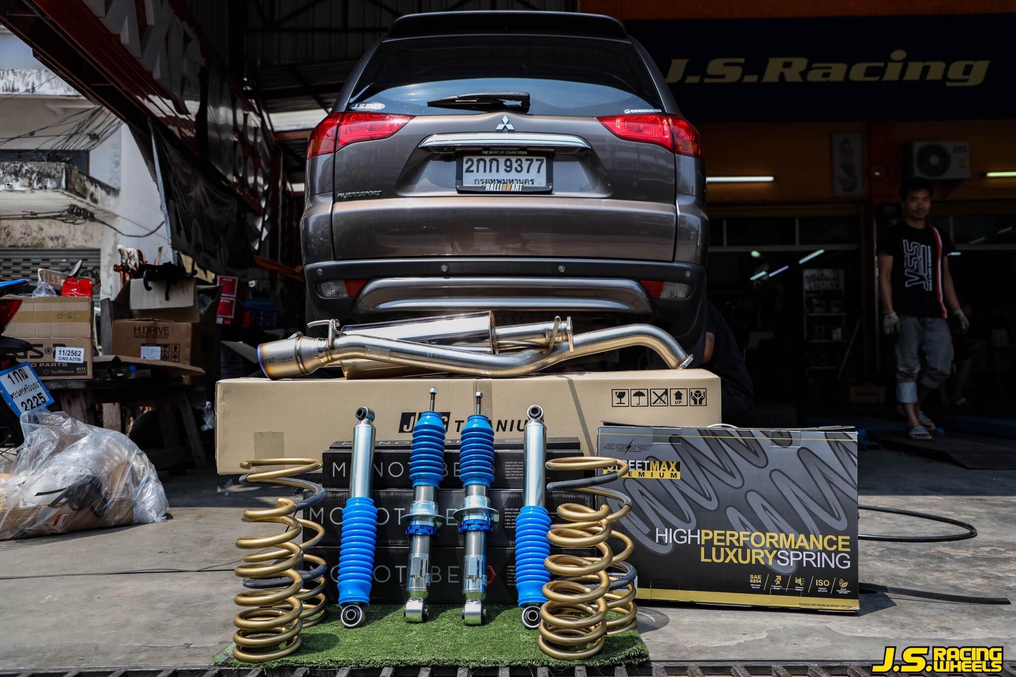 #ปาเจโร่โหลด จัดไป >> โช็คหน้า PROFENDER Monotube >> โช็คหลัง PROFENDER ...