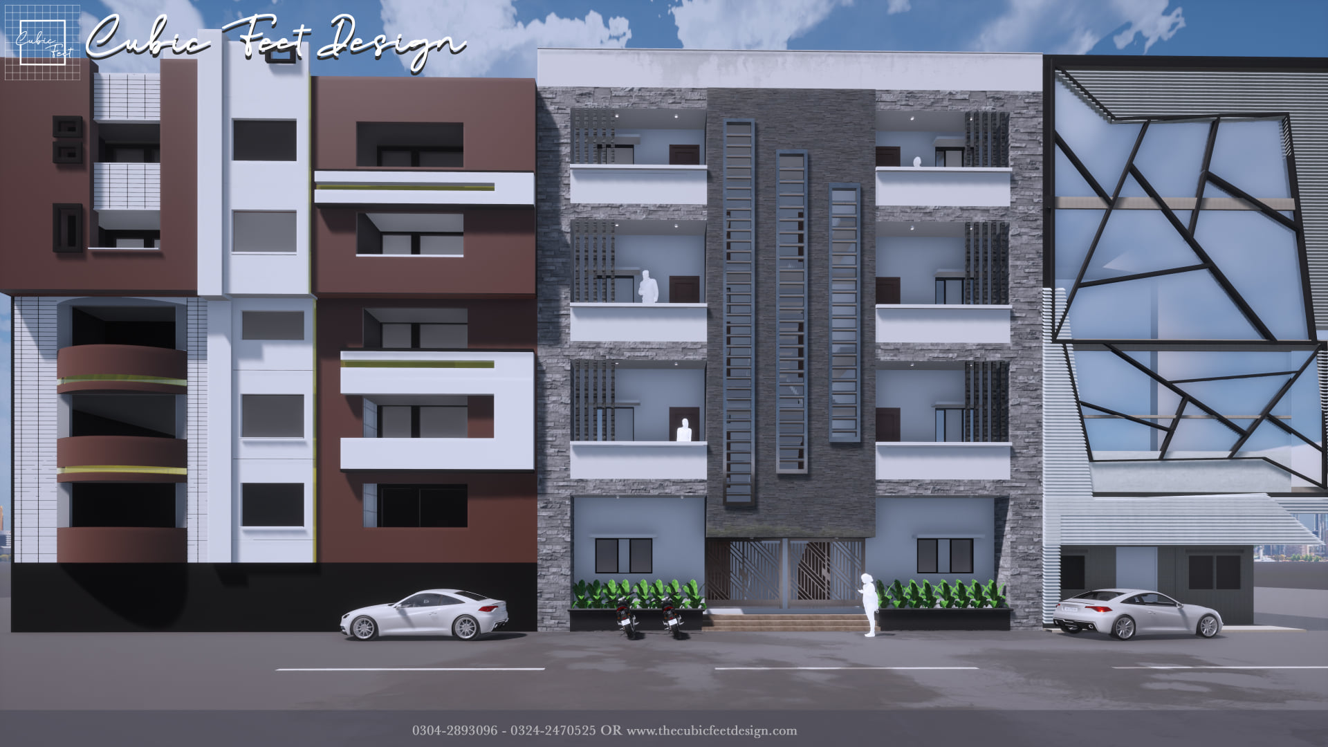 Simple Residential Building Elevations