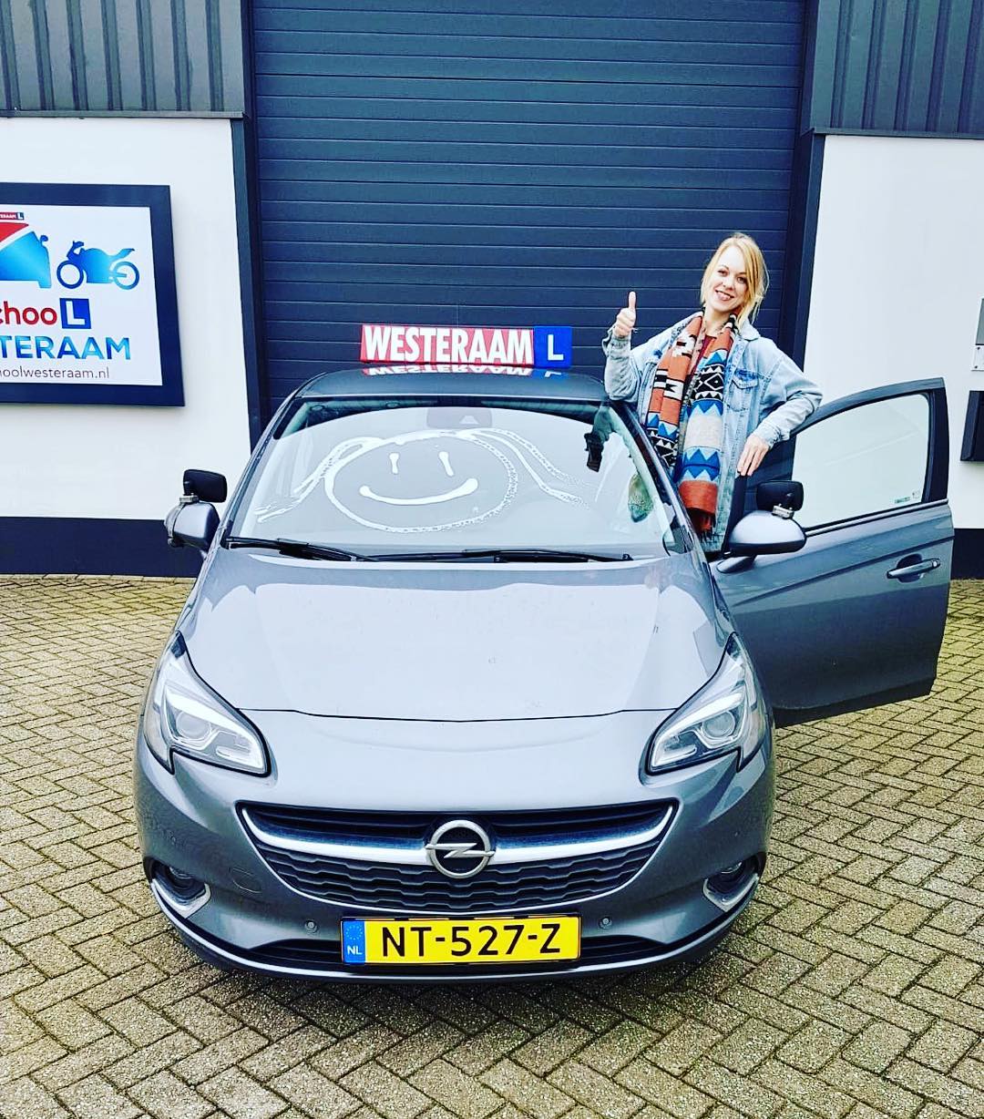 Rijschool Westeraam - Hoera🎉 Vandaag is ook Shauni van Ingen uit #Elst ...