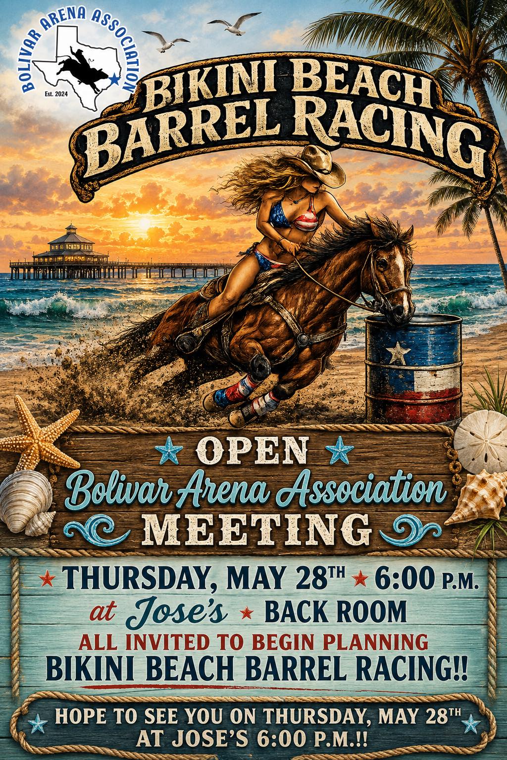 Bikini Barrel Racing Meeting