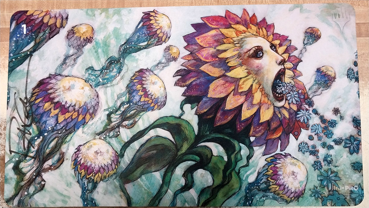 Selling hand-signed playmats by Rebecca