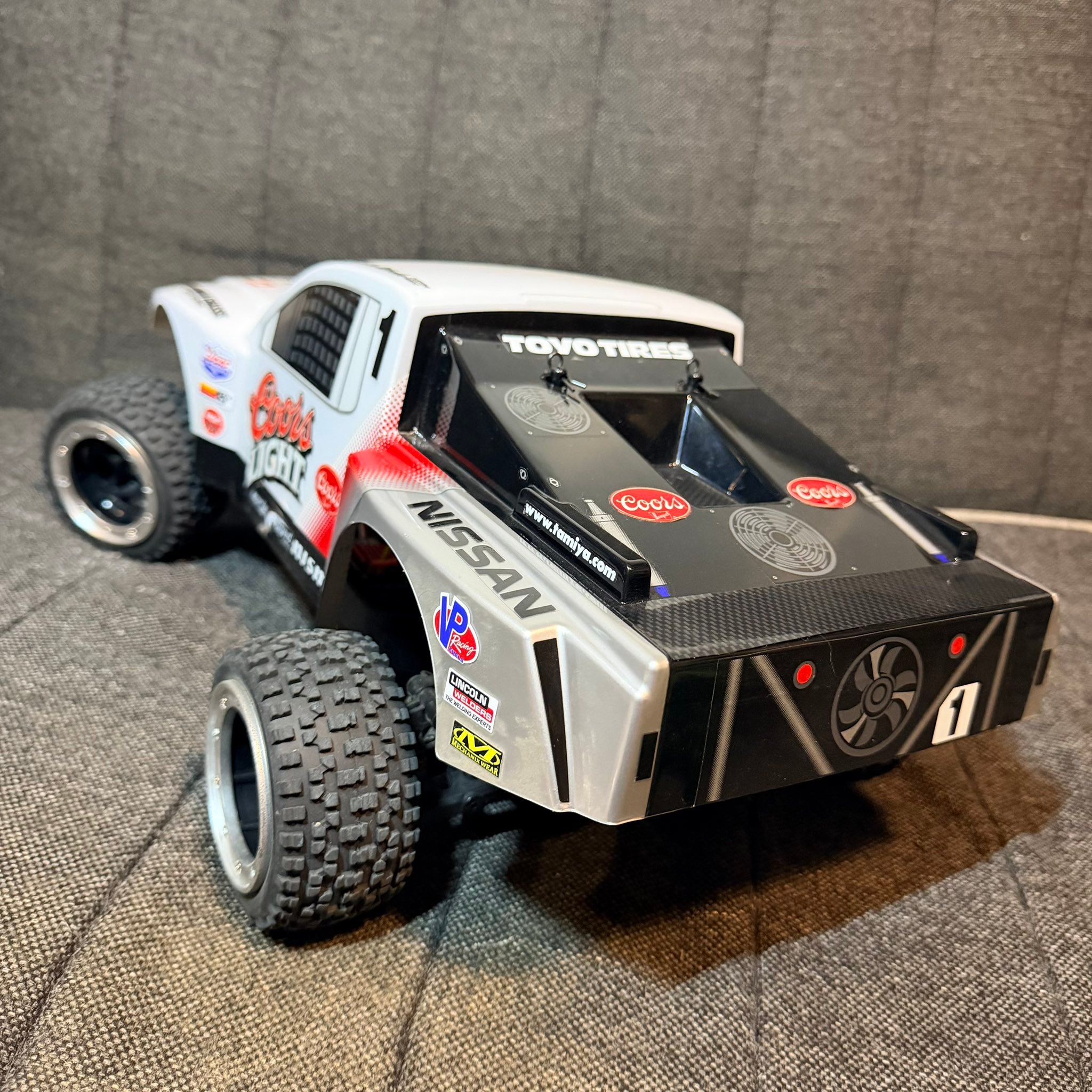 Nissan titan rc truck build with titan parts